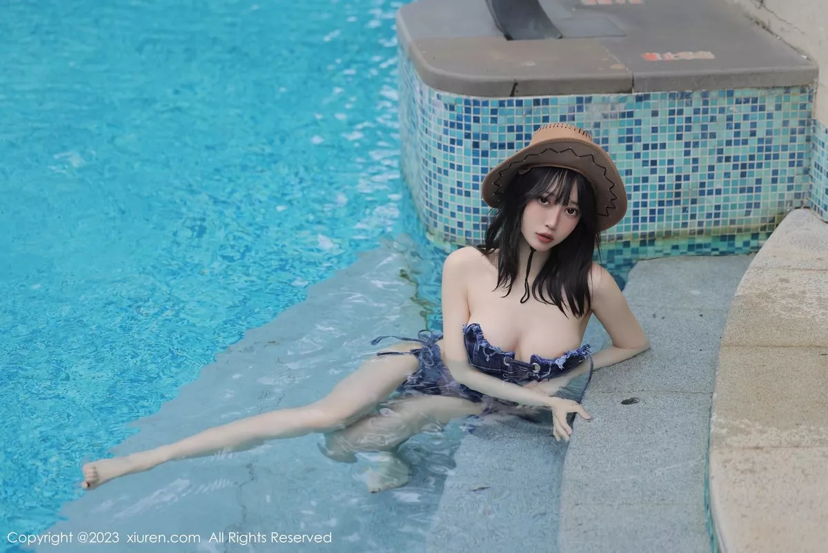 秀人集.com_[XiuRen秀人网]No.6504_模特玥儿玥er泳池边性感牛仔比基尼秀曼妙身姿迷人诱惑写真71P