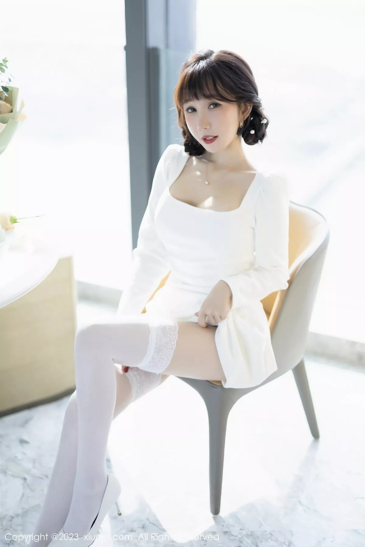 秀人集.com_[XiuRen秀人网]No.6528_模特波巧酱私房露白色蕾丝内衣配白丝吊袜秀惹火身材诱惑写真71P