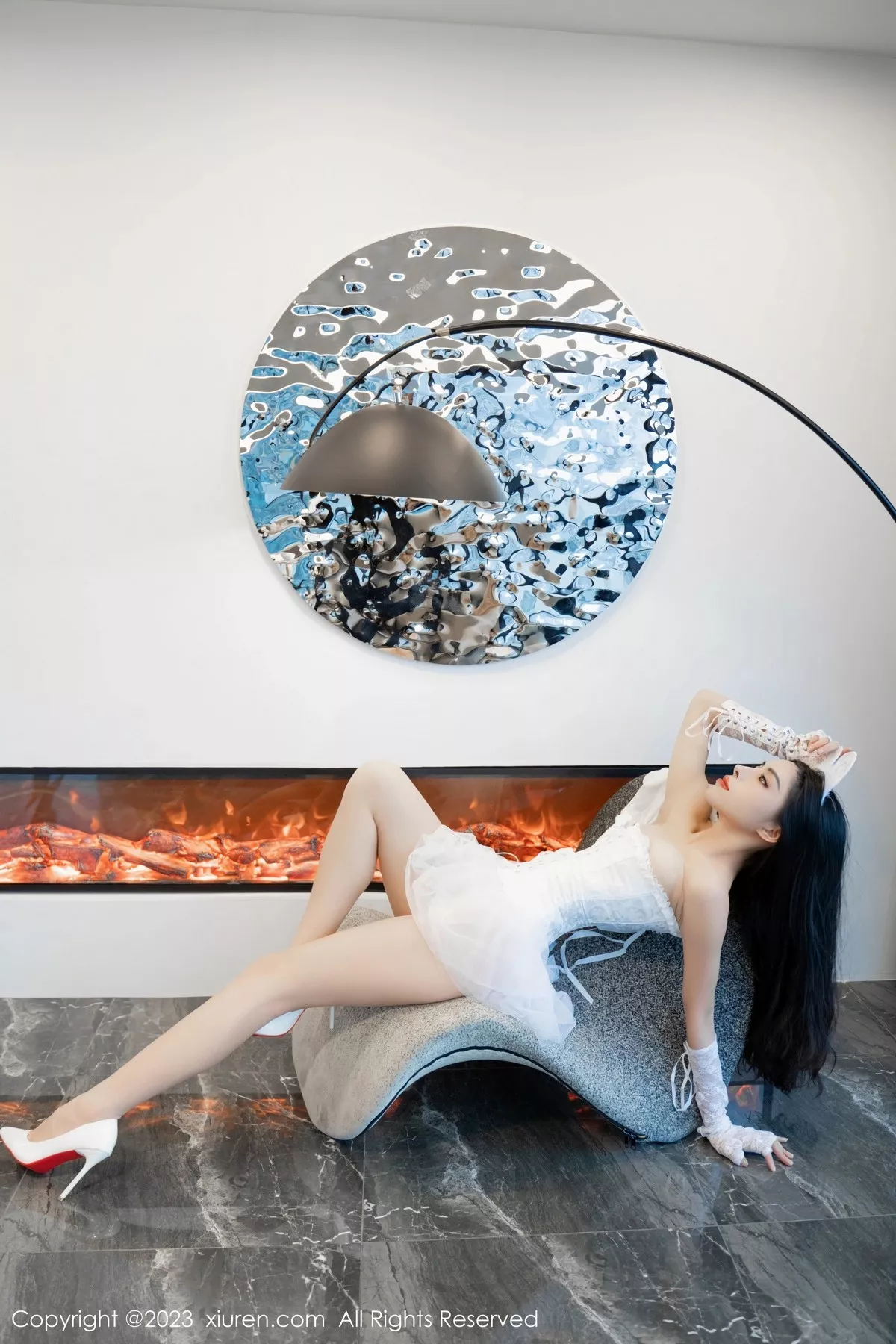 秀人集.com_[XiuRen秀人网]No.6543_模特王薇薇性感白色网纱裙配白色丝袜秀曼妙身姿迷人诱惑写真59P