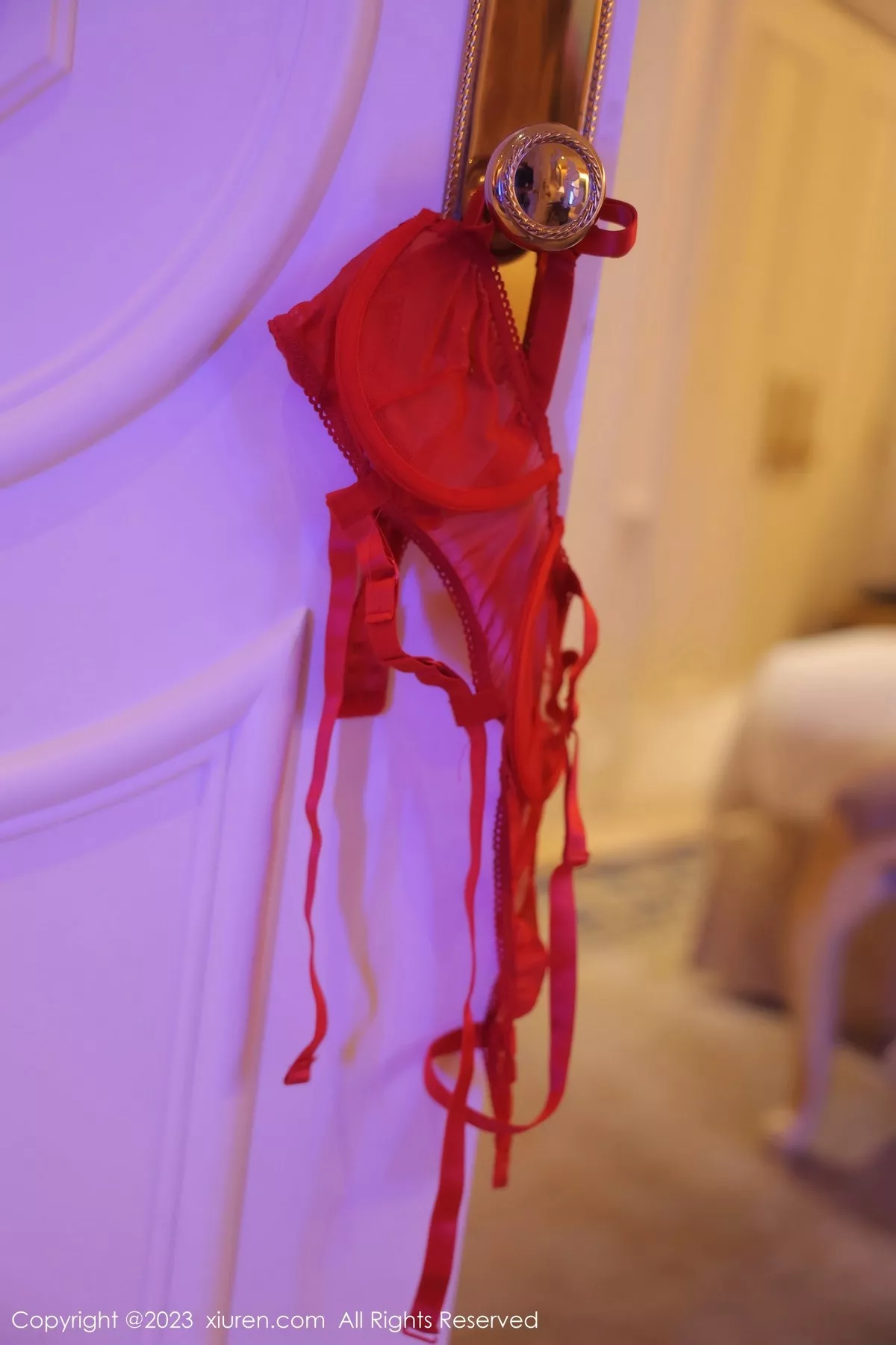 秀人集.com_[XiuRen秀人网]No.6637_模特田冰冰性感红色轻透情趣内衣配开档黑丝秀丰满身材诱惑写真56P