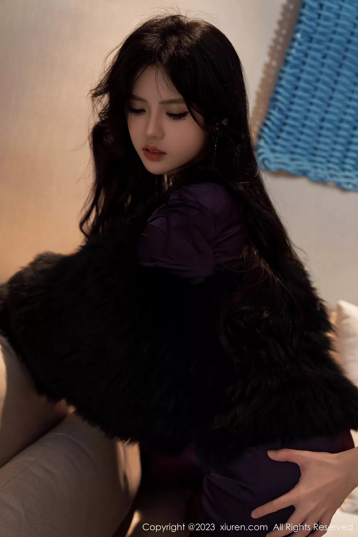 秀人集.com_[XiuRen秀人网]No.6649_模特浅浅Danny私房性感紫色服配黑丝裤袜秀曼妙身姿诱惑写真101P