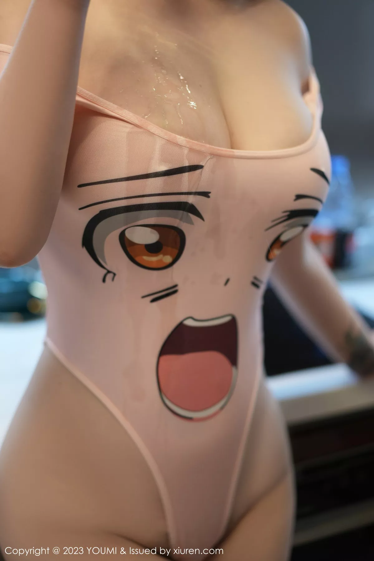 秀人集.com_[YouMi尤蜜荟]Vol.934_女神妲己_Toxic性感粉色卡通连体内衣秀丰满身材惹火诱惑写真68P