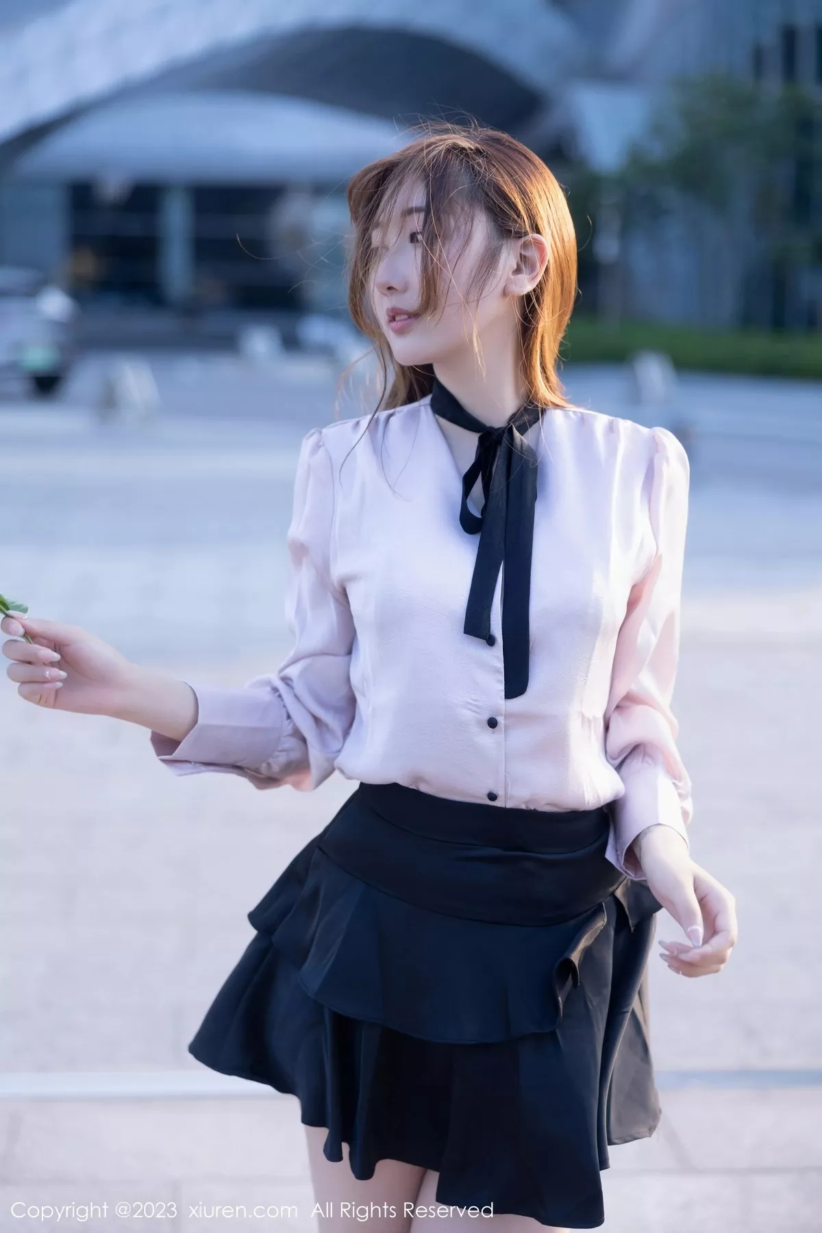 秀人集.com_[XiuRen秀人网]No.6721_模特江真真淡粉色T恤配黑短裙露性感黑色轻透内衣完美诱惑写真80P