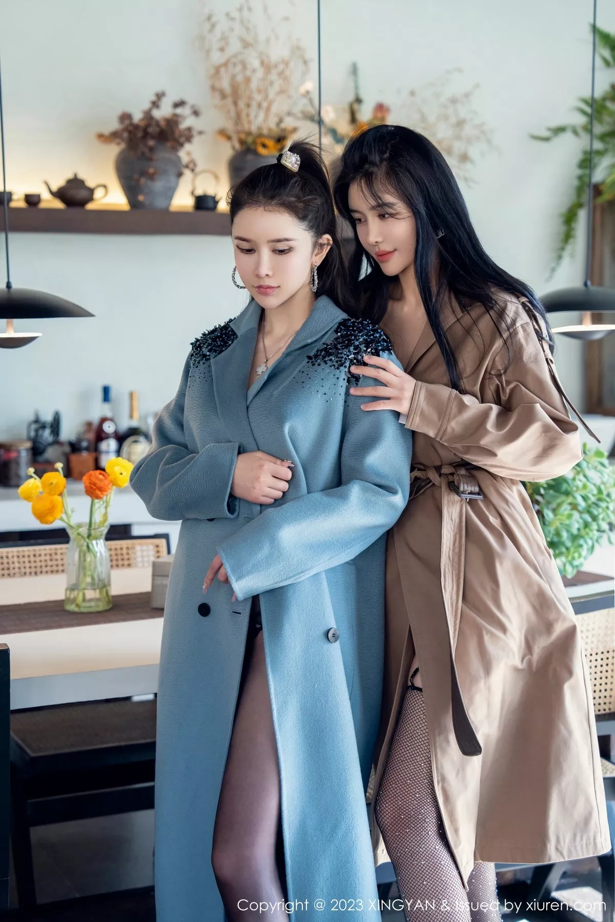 秀人集.com_[XINGYAN星颜社]VOL.192_女神刘钰儿＆李丽莎合集性感轻透黑色情趣服秀惹火身材诱惑写真80P