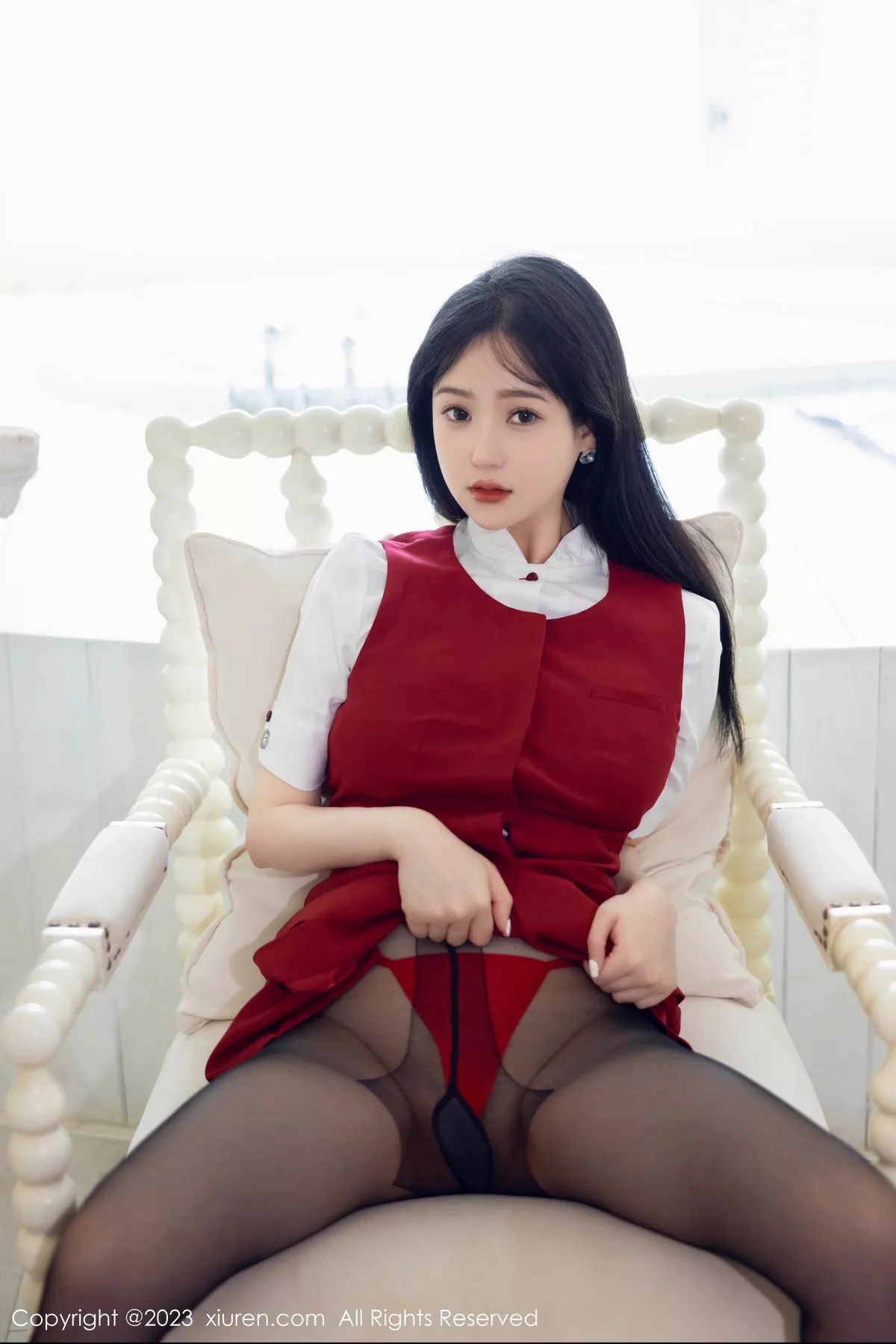 秀人集.com_[XiuRen秀人网]No.7037_模特柚琪Rich私房半脱露红色内衣配黑丝袜秀翘臀美腿诱惑写真92P