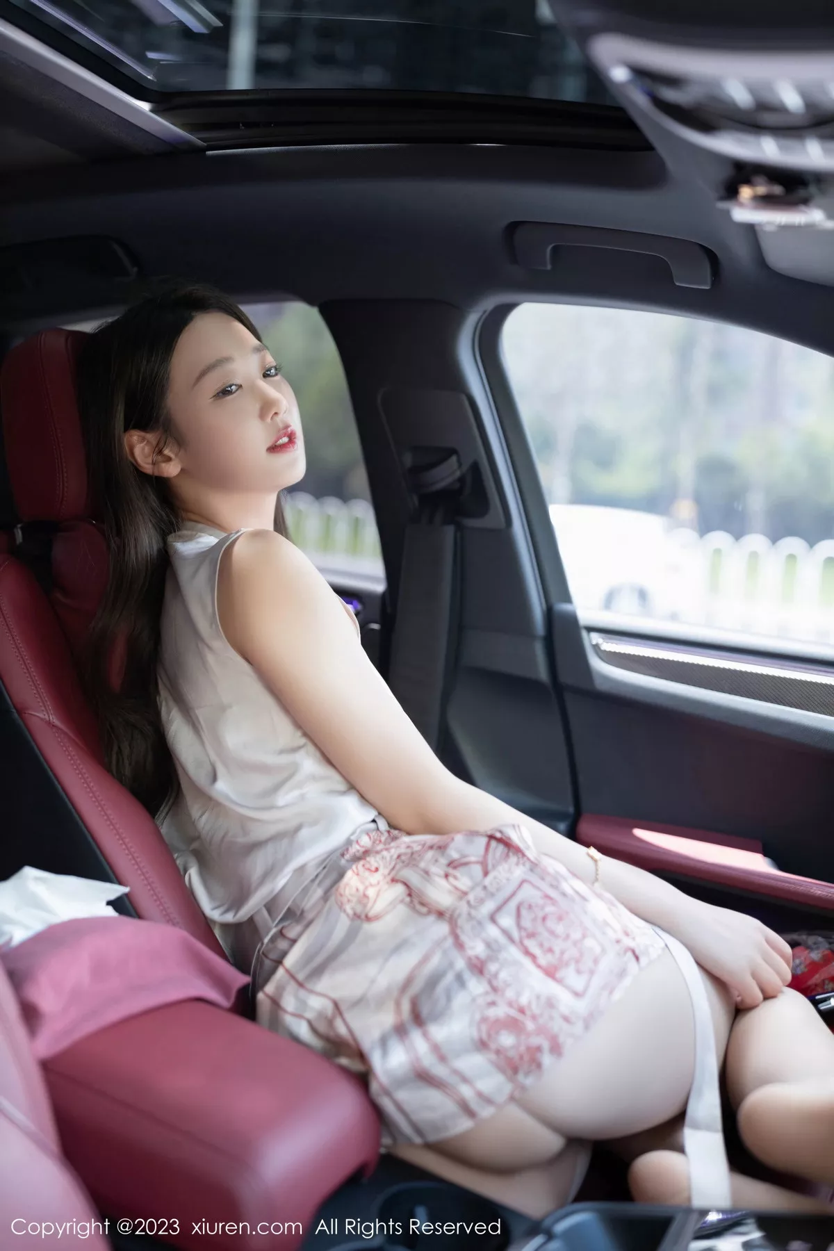 秀人集.com_[XiuRen秀人网]No.7264_模特唐安琪性感淡粉色上衣露粉色蕾丝内衣配开档肉丝诱惑写真78P