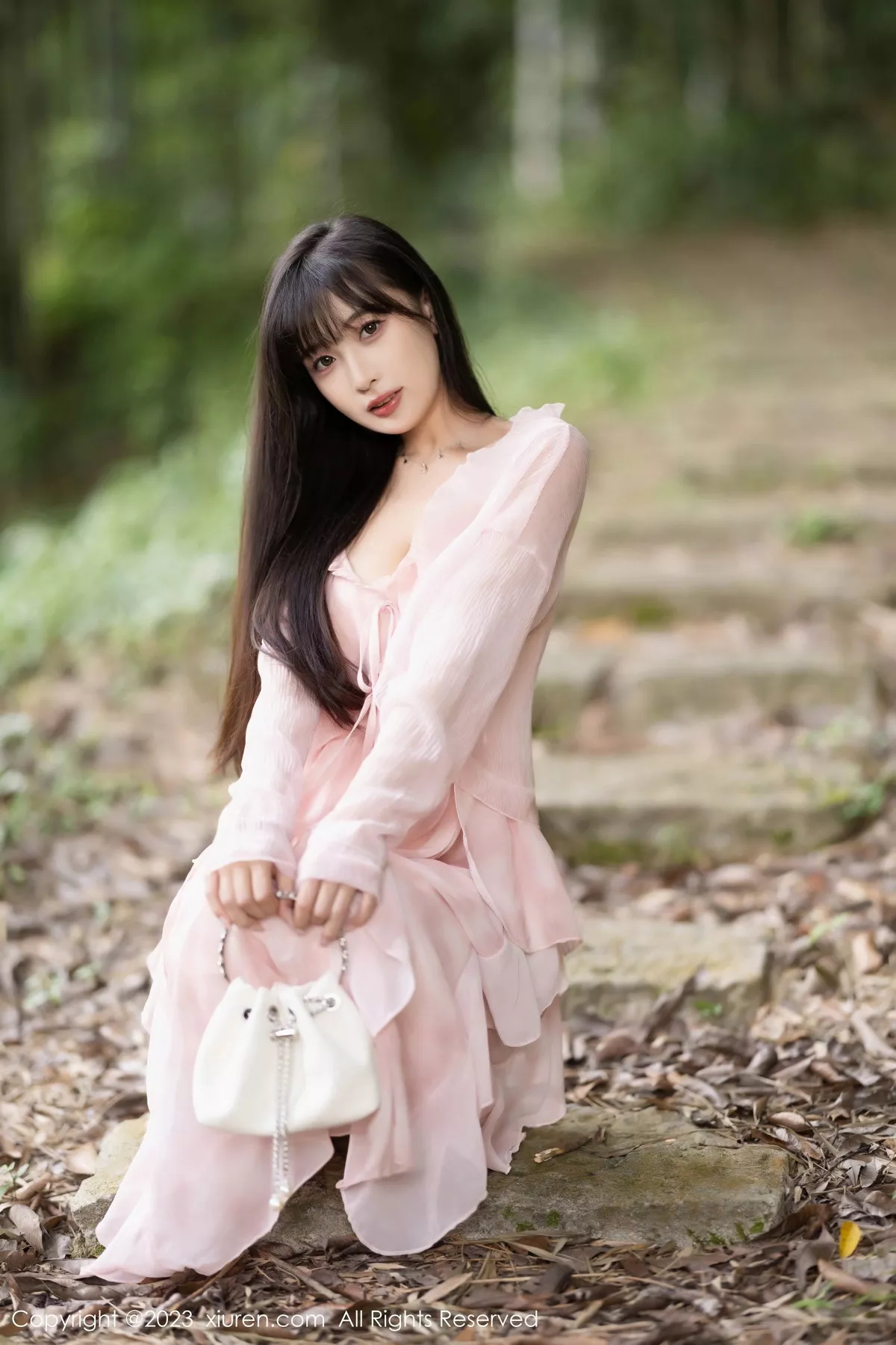 秀人集.com_[XiuRen秀人网]No.7263_模特林星阑性感粉色连衣长裙露粉色内衣配粉丝袜完美诱惑写真83P