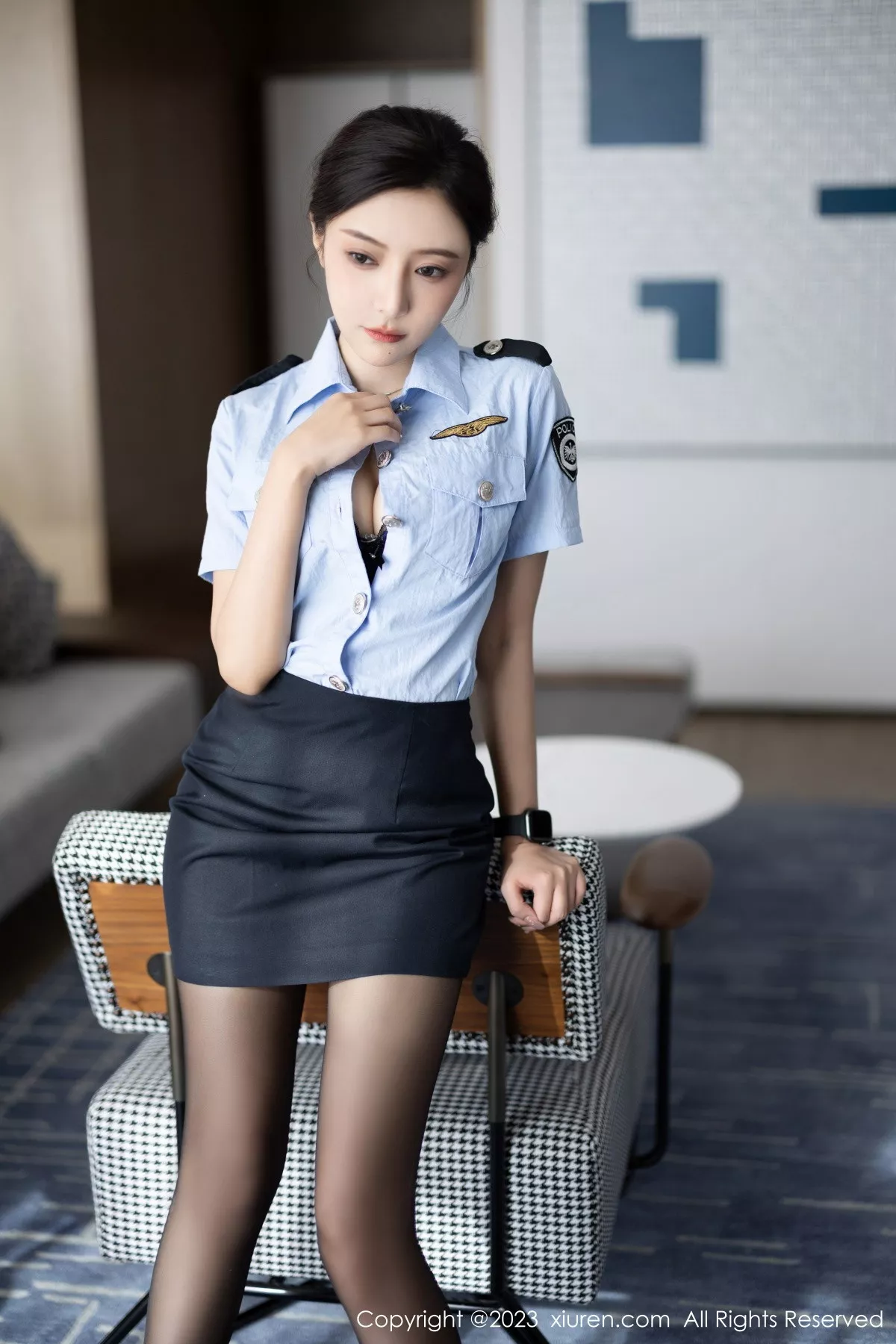 秀人集.com_[XiuRen秀人网]No.7340_女神王馨瑶yanni性感女警制服露黑色蕾丝内衣秀惹火身材诱惑写真82P