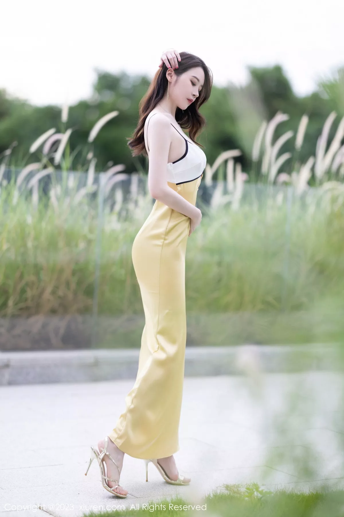 秀人集.com_[XiuRen秀人网]No.7444_模特梦心玥性感轻透薄纱内衣配肉丝袜秀高挑曼妙身姿迷人写真87P