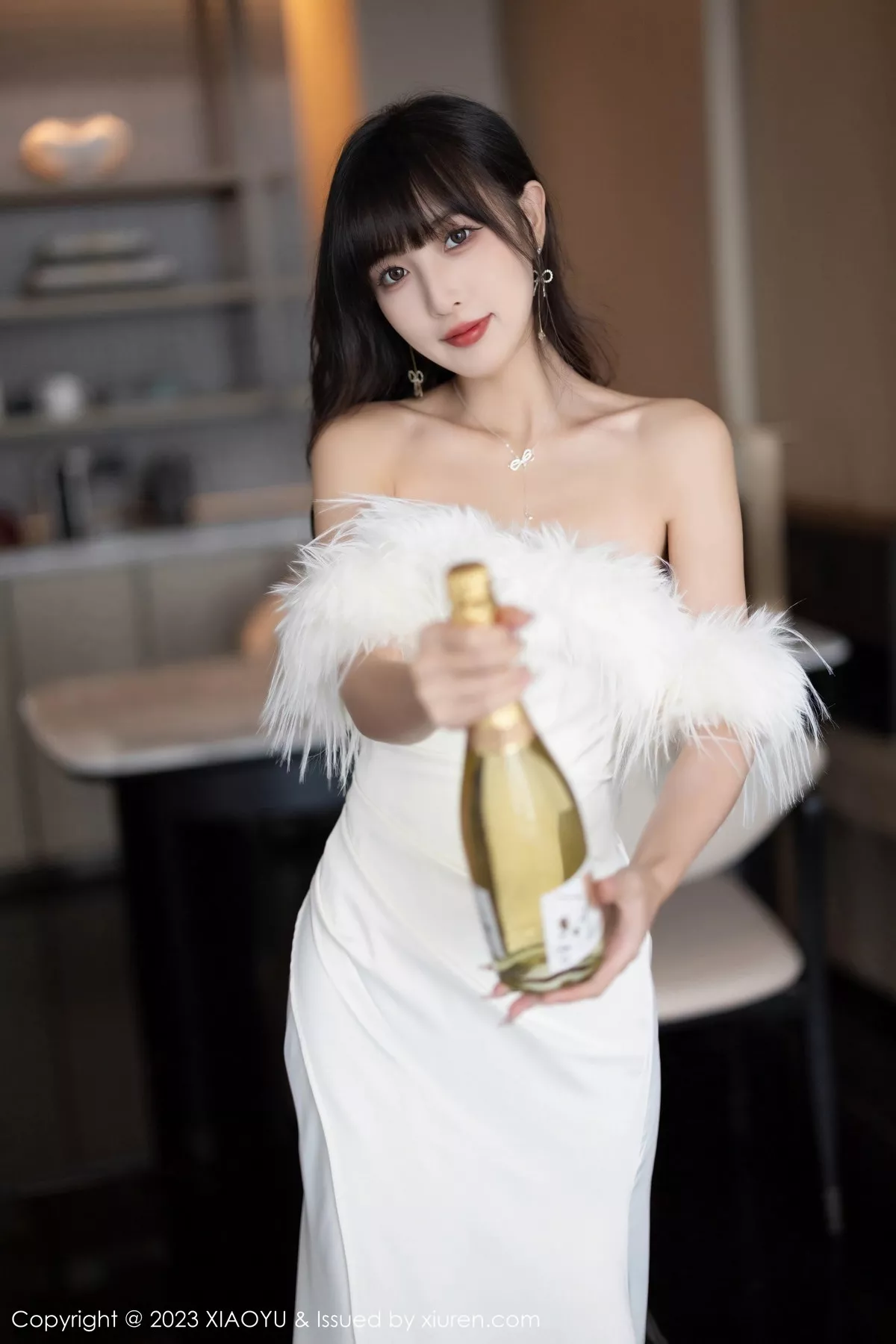 秀人集.com_[XiaoYu画语界]Vol.1120_模特林星阑白色蕾丝情趣内衣+露肩连衣裙秀曼妙身姿诱惑写真102P