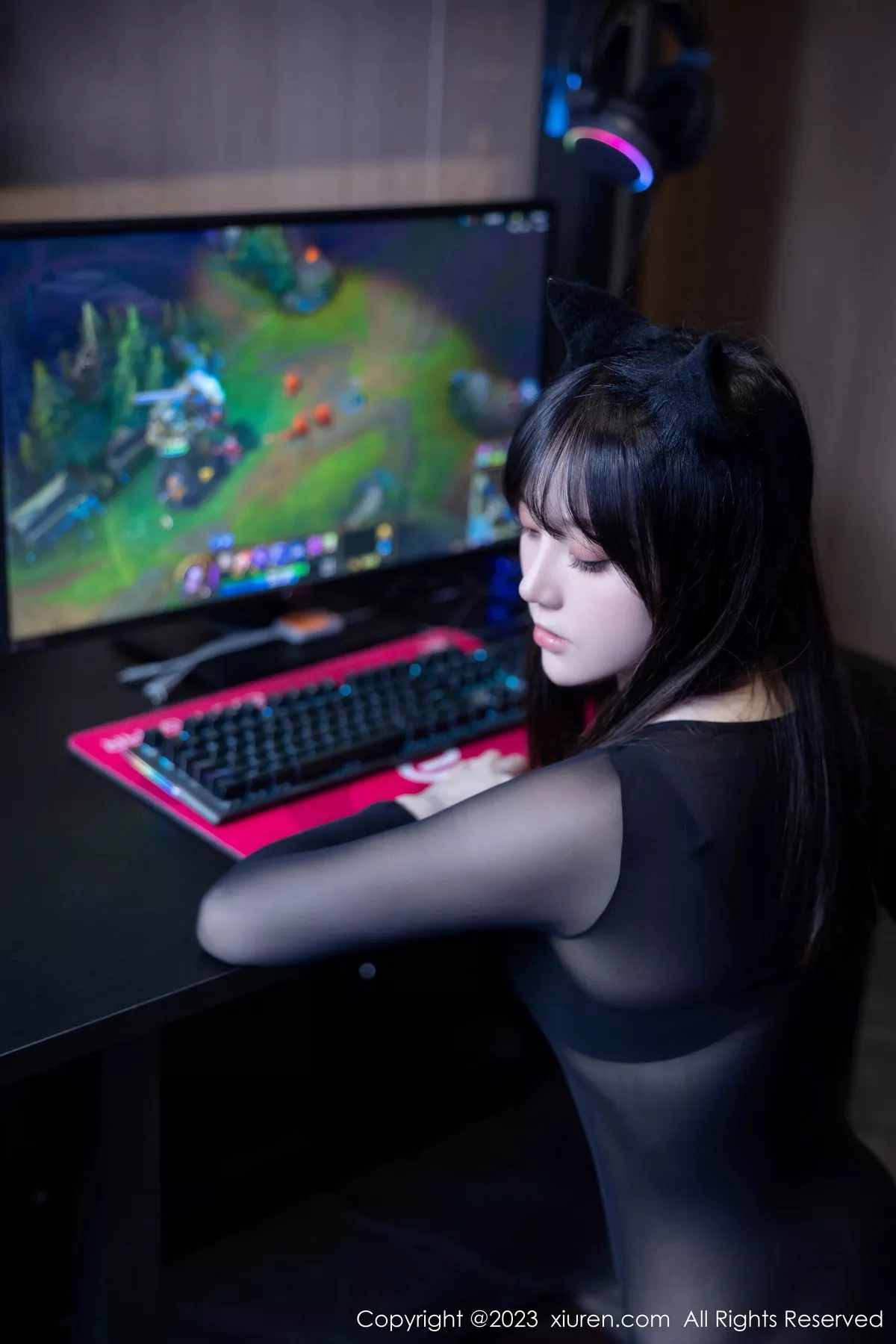 秀人集.com_[XiuRen秀人网]No.7506_模特豆瓣酱性感黑色薄纱轻透服露黑色内衣秀丰满身材诱惑写真83P