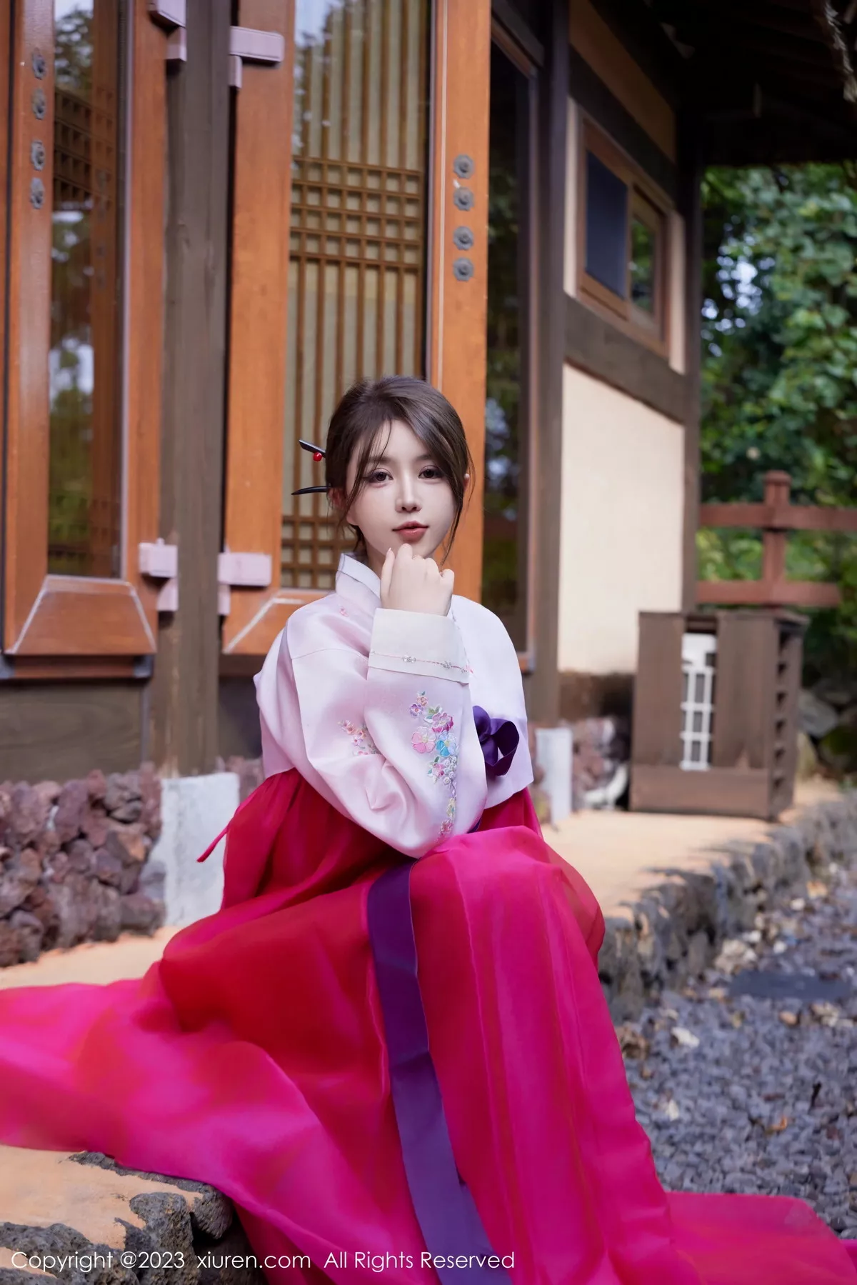 秀人集.com_[XiuRen秀人网]No.7522_模特tina_甜仔性感红色大长今服饰半脱秀凹凸身材惹火诱惑写真58P