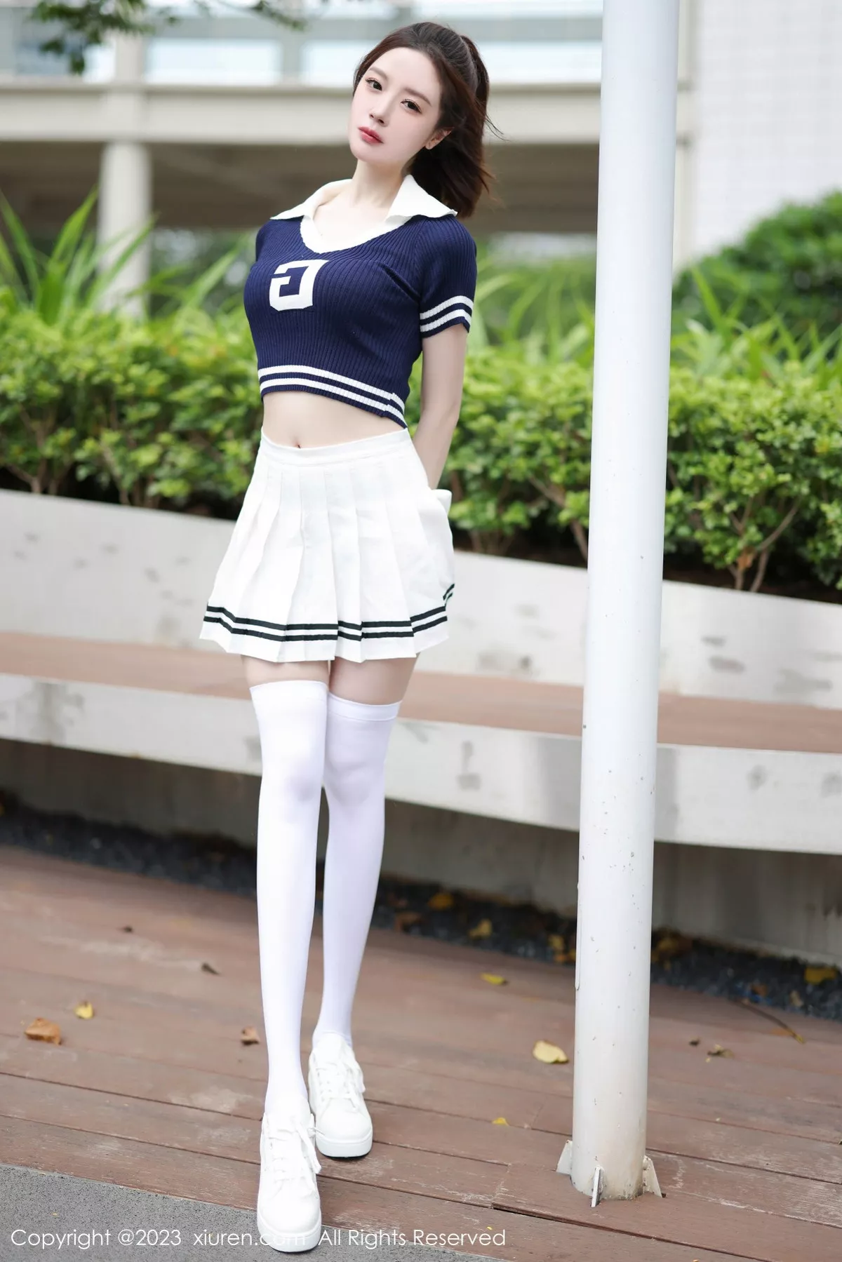 秀人集.com_[XiuRen秀人网]No.7416_模特梦心玥性感运动服饰穿搭粉色蕾丝内衣配白丝袜迷人诱惑写真81P