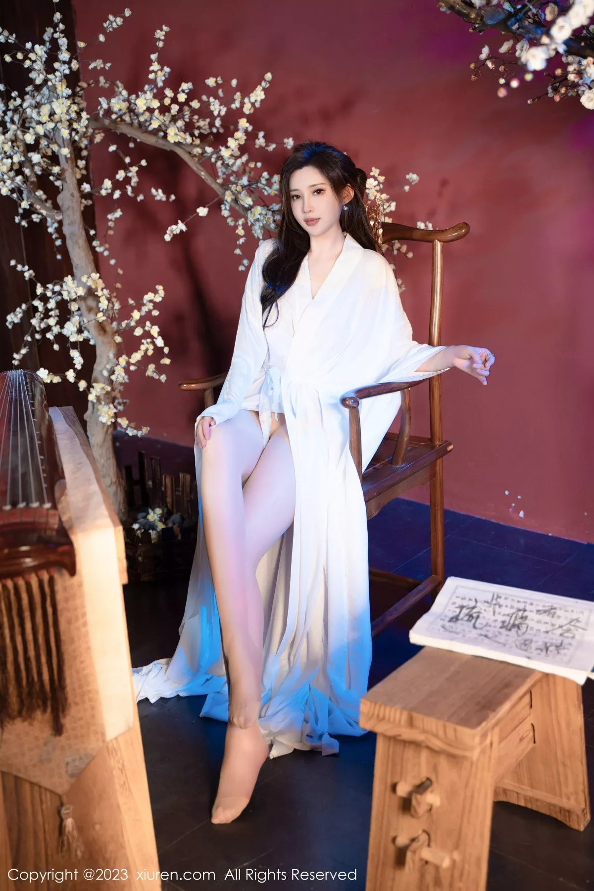 秀人集.com_[XiuRen秀人网]No.7625_女神Carol周妍希性感白色汉服配超薄肉丝秀丰满身材诱惑写真104P