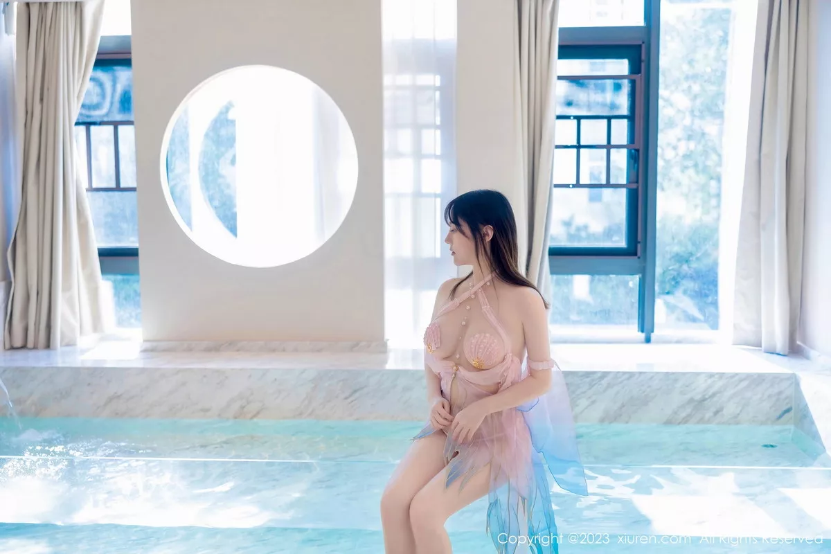 秀人集.com_[XiuRen秀人网]No.7650_模特豆瓣酱泳池场景性感粉色情趣服饰秀丰满身材惹火诱惑写真77P