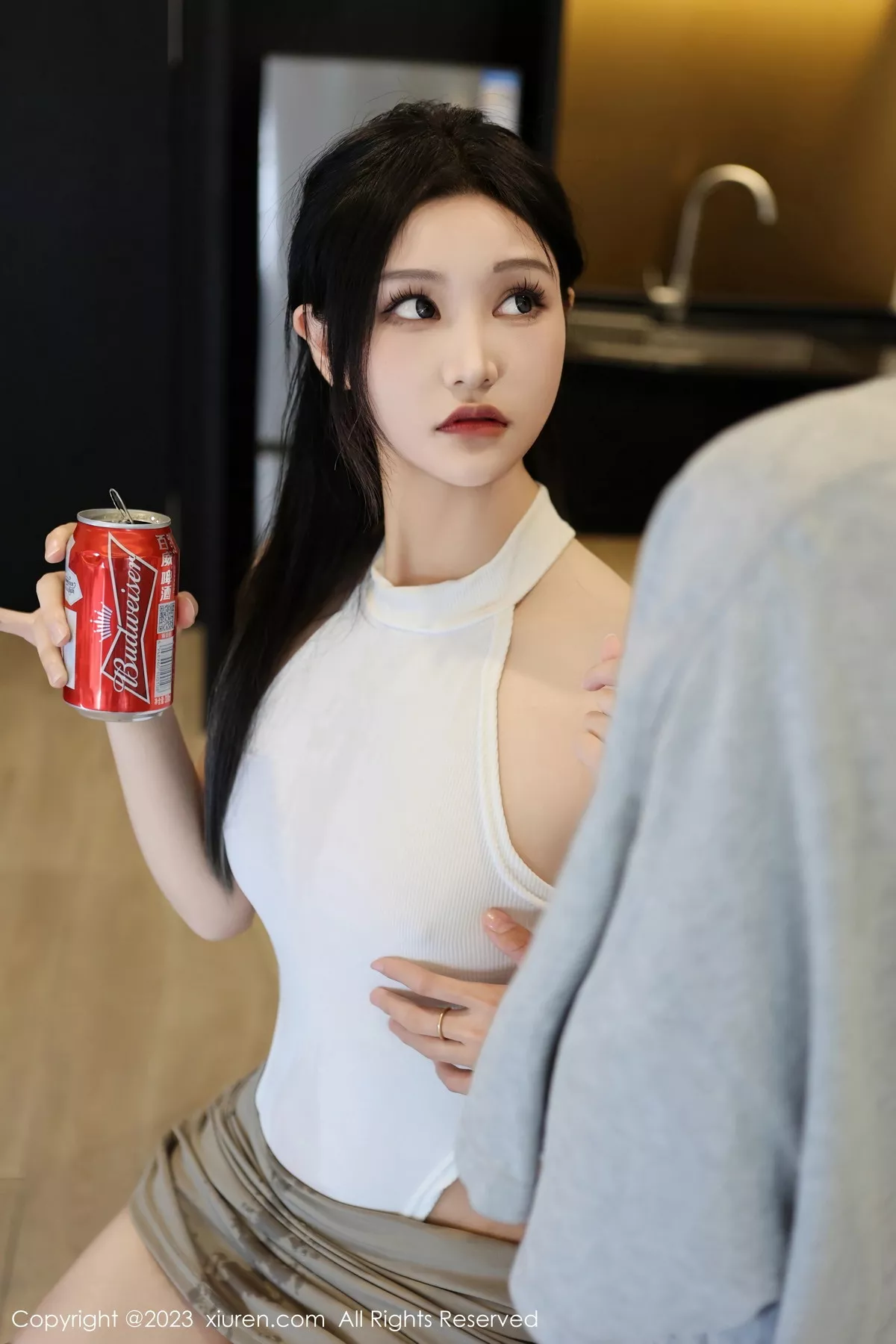 秀人集.com_[XiuRen秀人网]No.7663_新人模特大橘BBKira性感白色高叉连体衣配白丝袜完美诱惑写真78P