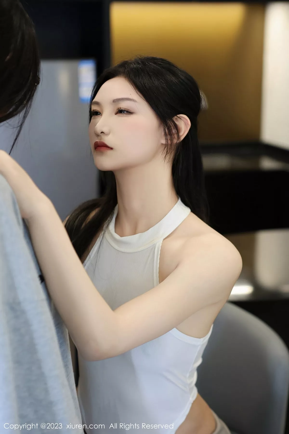 秀人集.com_[XiuRen秀人网]No.7663_新人模特大橘BBKira性感白色高叉连体衣配白丝袜完美诱惑写真78P