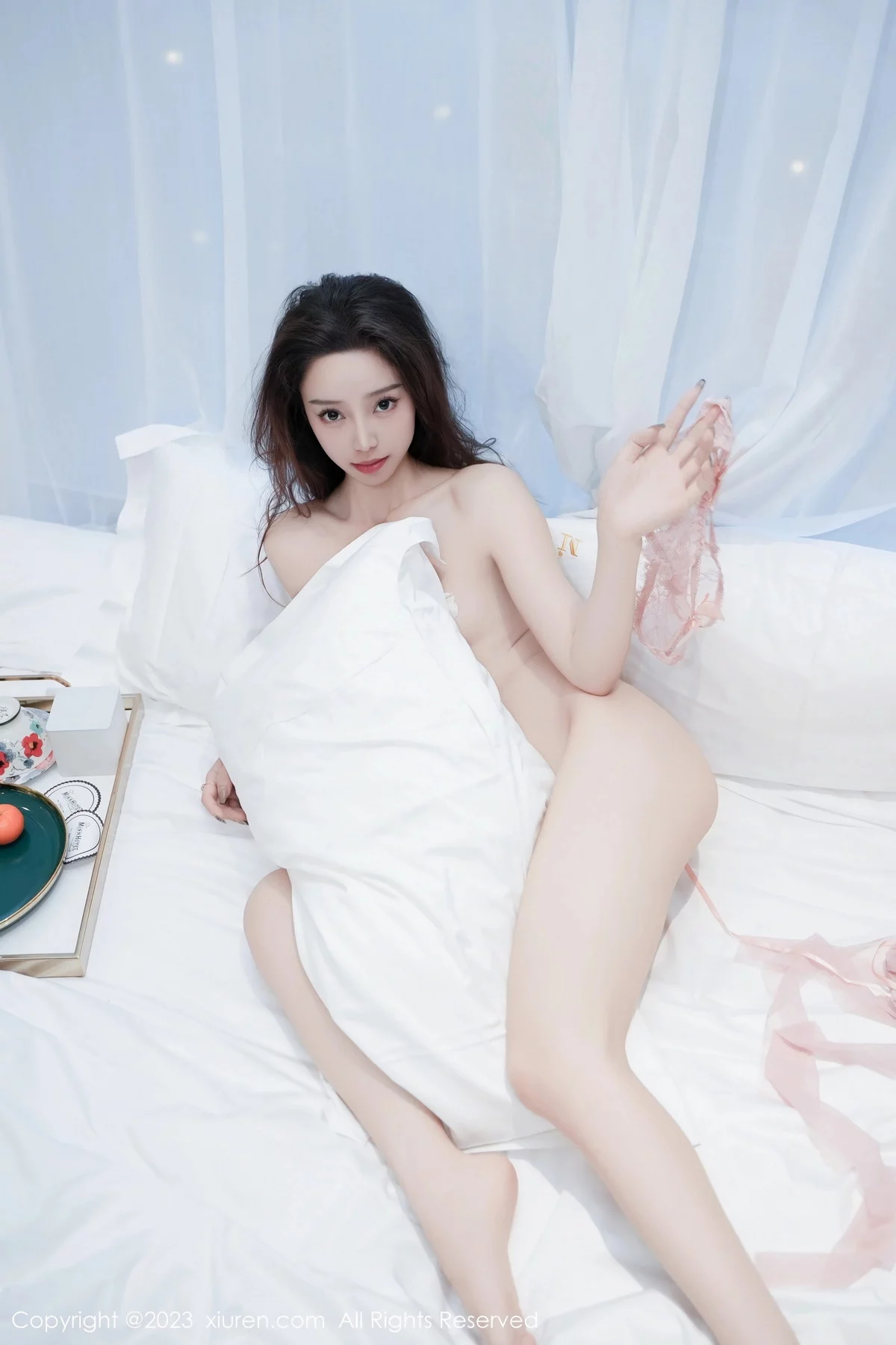 秀人集.com_[XiuRen秀人网]No.7805_模特苏曼兮私房床上性感粉色蕾丝内衣秀完美身材迷人诱惑写真87P