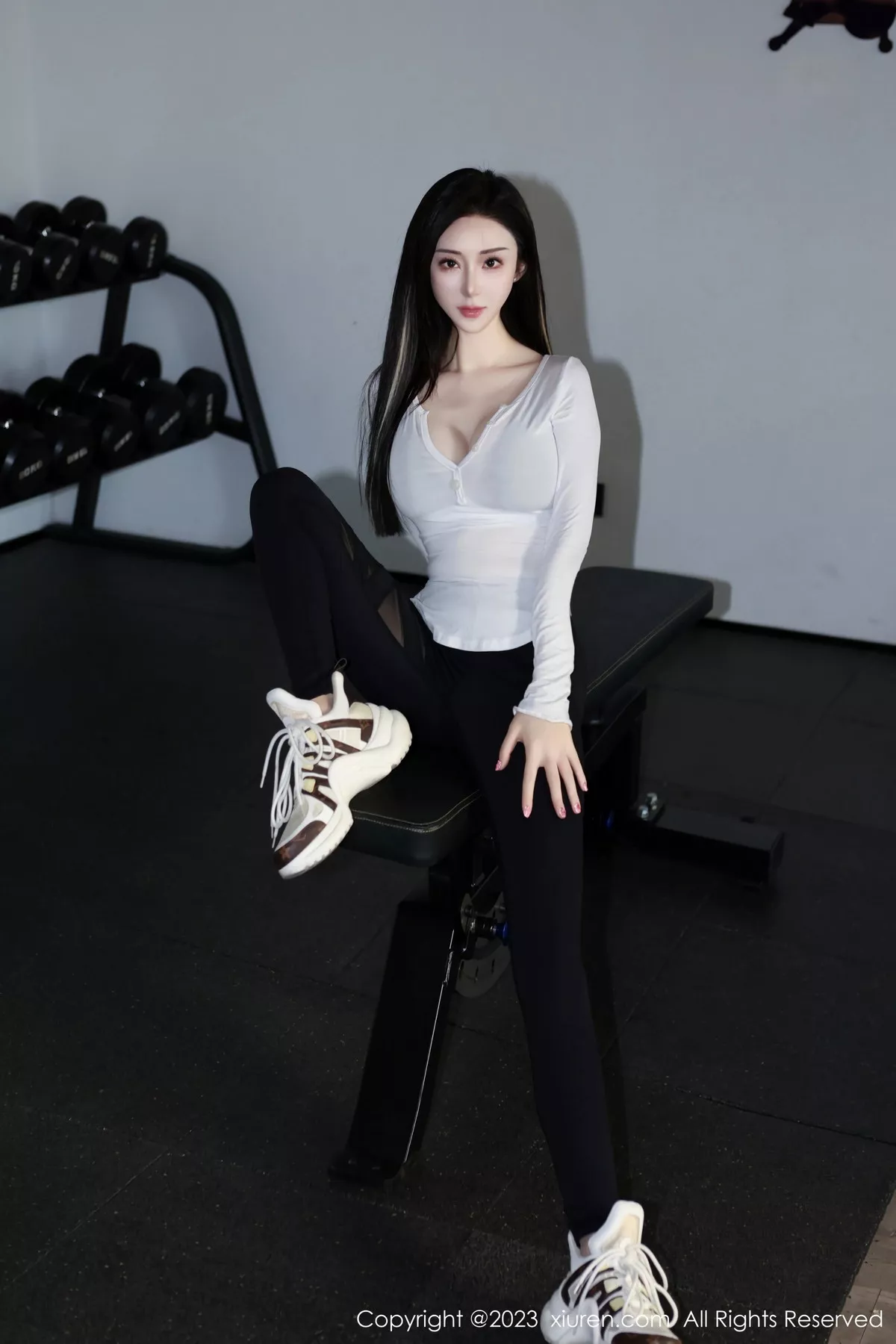 秀人集.com_[XiuRen秀人网]No.7705_模特田兮白脱白色上衣露性感黑色比基尼服饰秀完美身材诱惑写真89P