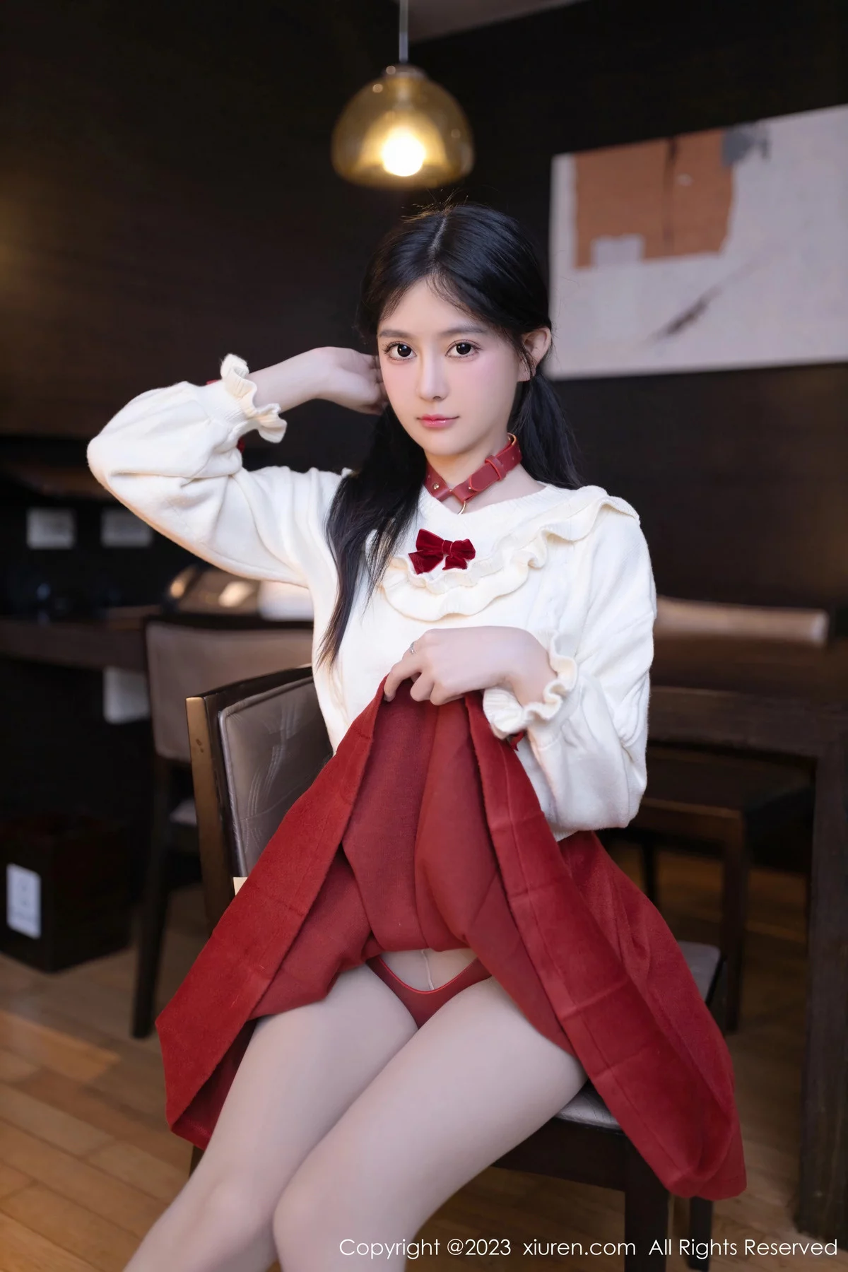 秀人集.com_[XiuRen秀人网]No.7890_模特幼幼红色裙子露性感红色情趣饰品秀火辣身材极致诱惑写真80P