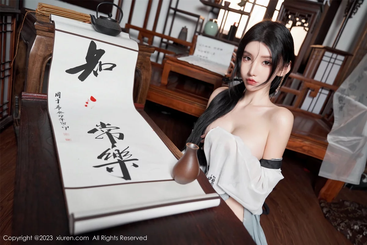 秀人集.com_[XiuRen秀人网]No.7891_女神周于希Sally性感黑白薄透长衫配黑丝袜秀完美身材诱惑写真90P