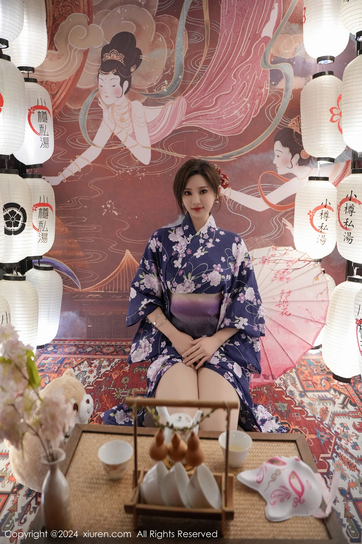 秀人集.com_[XiuRen秀人网]No.7975_女神Carol周妍希深蓝色日式和服配超薄肉丝秀丰满身材诱惑写真70P