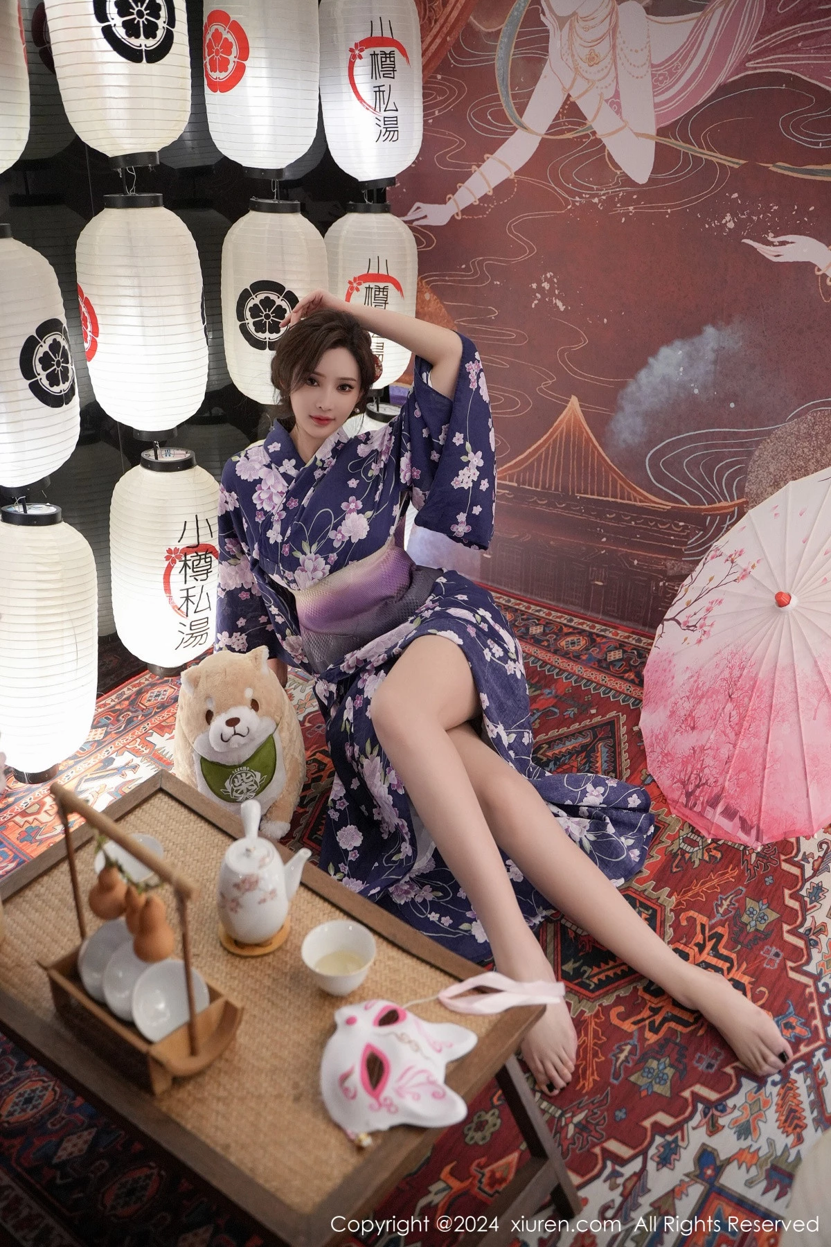 秀人集.com_[XiuRen秀人网]No.7975_女神Carol周妍希深蓝色日式和服配超薄肉丝秀丰满身材诱惑写真70P