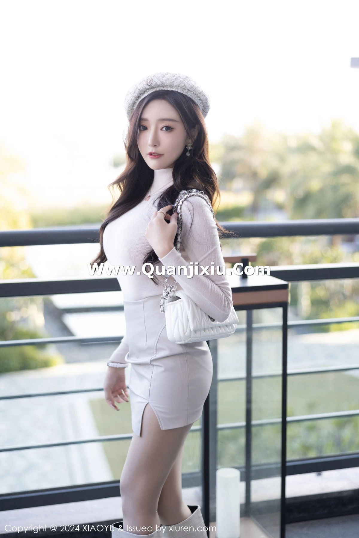 秀人集.com_[XiaoYu画语界]Vol.1194_女神王馨瑶yanni性感白色连衣裙露粉色内衣配超薄肉丝诱惑写真84P