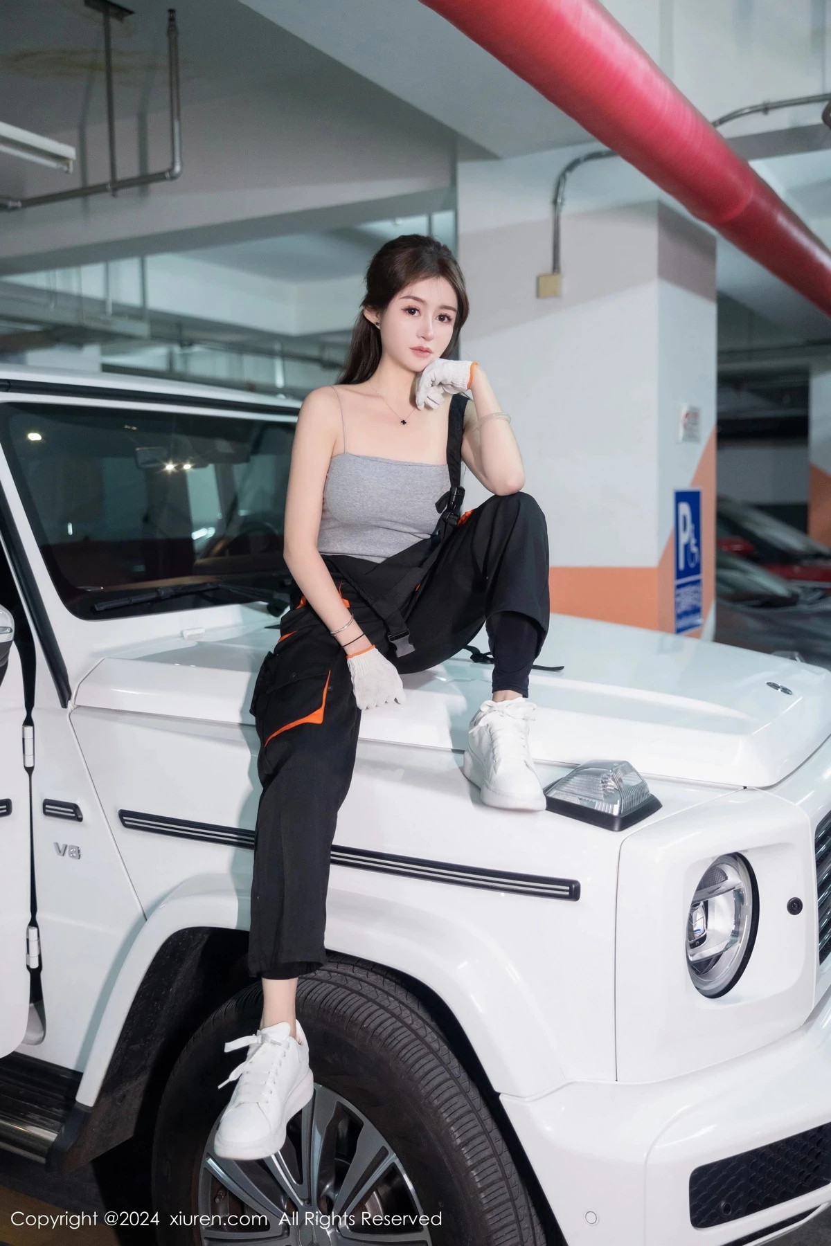 秀人集.com_[XiuRen秀人网]No.8171_模特林幼一大G场景性感黑色紧身情趣服秀翘臀美腿撩人诱惑写真80P