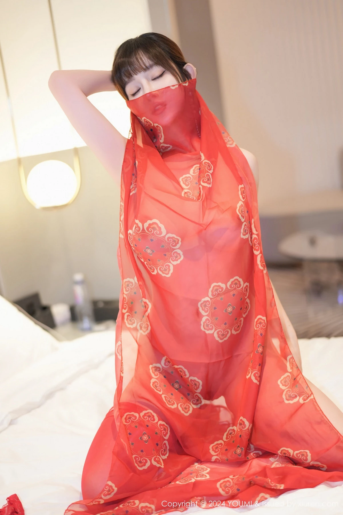 秀人集.com_[YouMi尤蜜荟]Vol.1034_模特王雨纯异域风情性感红色情趣服配红丝袜秀丰满身材诱惑写真90P