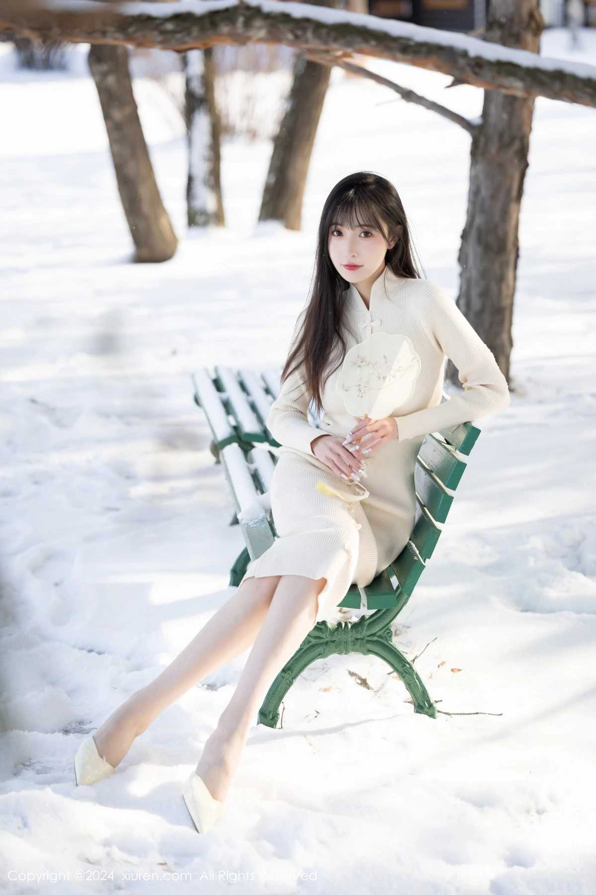 秀人集.com_[XiuRen秀人网]No.8307_模特林星阑性感白色连衣长裙露白色吊带内衣秀曼妙身姿诱惑写真82P