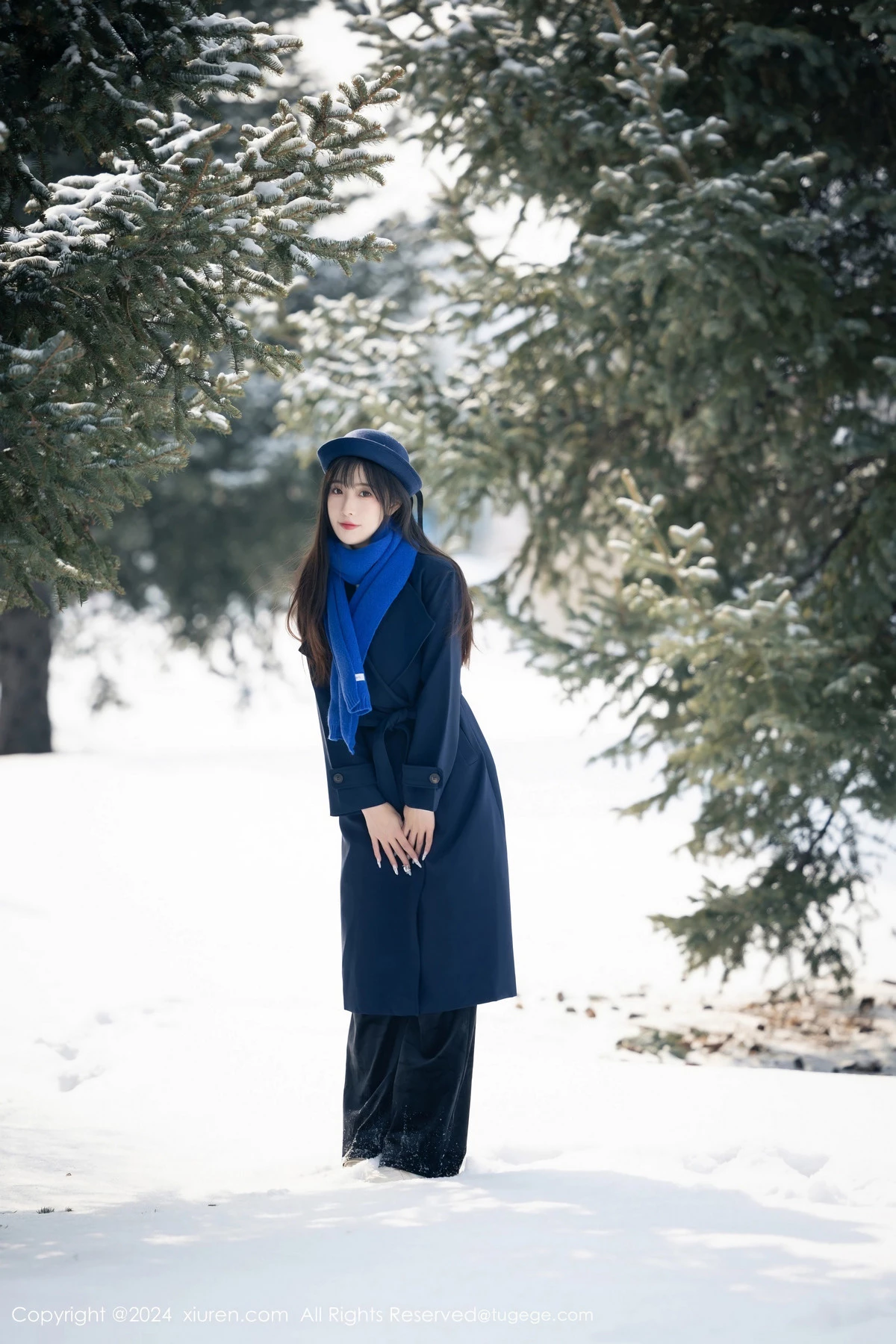 秀人集.com_[XiuRen秀人网]No.8325_模特林星阑雪地场景+性感黑色蕾丝情趣内衣配黑丝吊袜诱惑写真88P