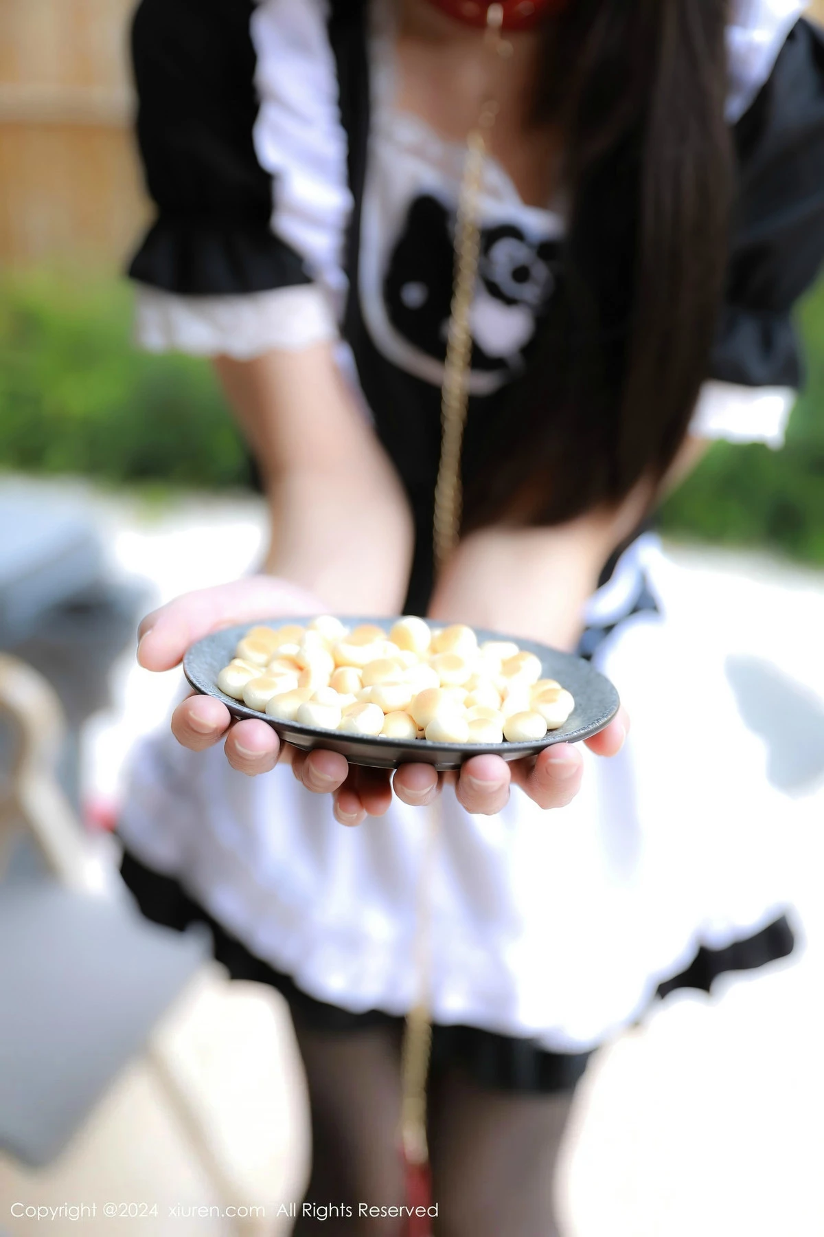 秀人集.com_[XiuRen秀人网]No.8351_模特桃妖夭性感黑色女仆服饰配超薄无内黑丝秀娇美身段诱惑写真89P