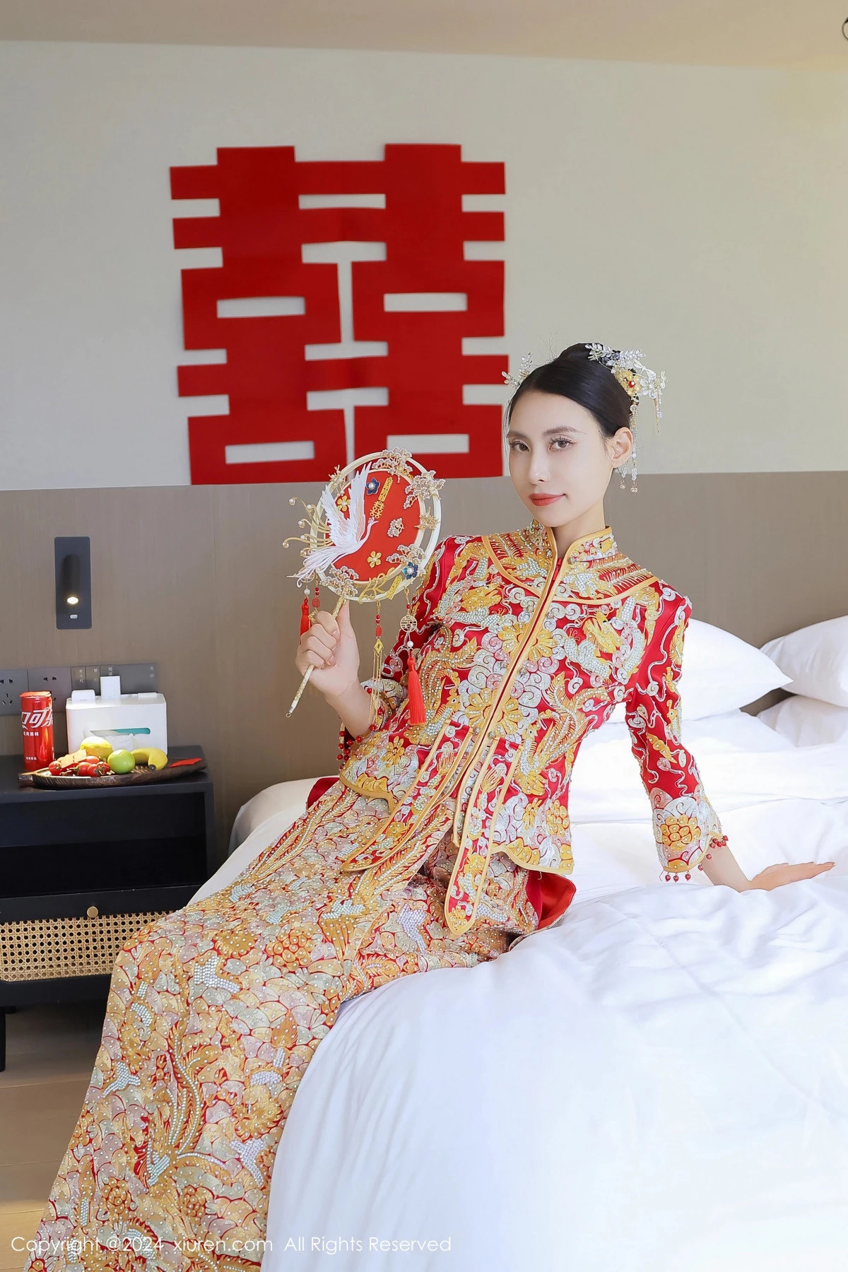 秀人集.com_[XiuRen秀人网]No.8534_模特Lingyu69新娘主题性感红色中式新娘服饰秀惹火身段诱惑写真77P