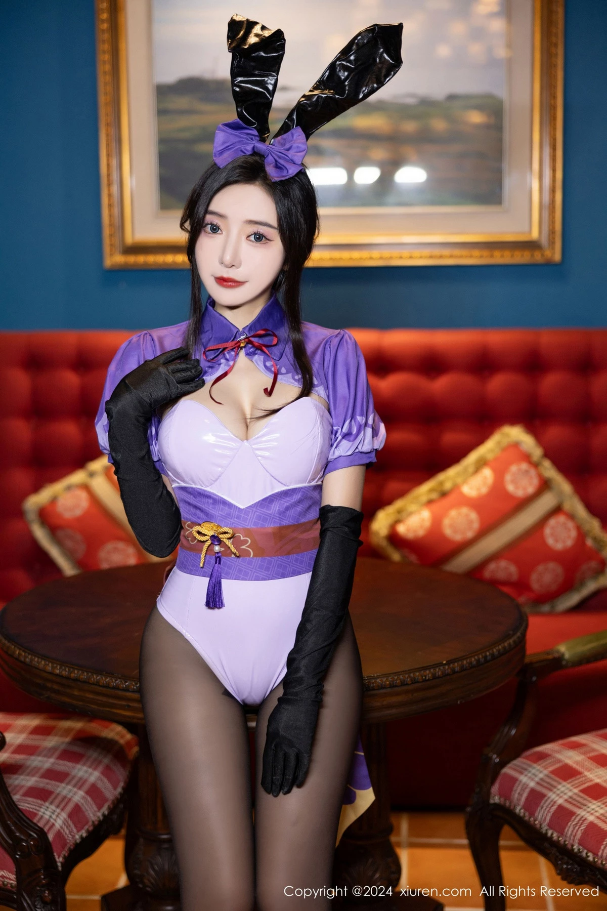 秀人集.com_[XiuRen秀人网]No.8562_女神王馨瑶yanni性感紫色内衣配超薄黑丝秀完美身材迷人诱惑写真81P