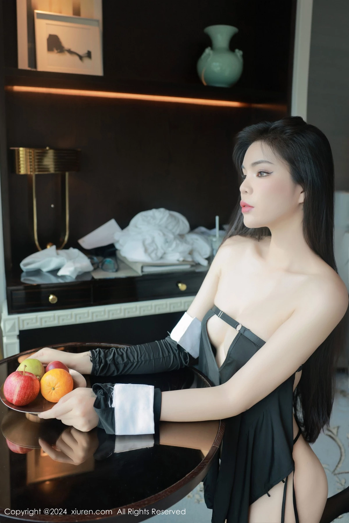 秀人集.com_[XiuRen秀人网]No.8614_模特雪糕CiCi性感修女服饰配黑色丝袜露丁字裤秀翘臀诱惑写真80P