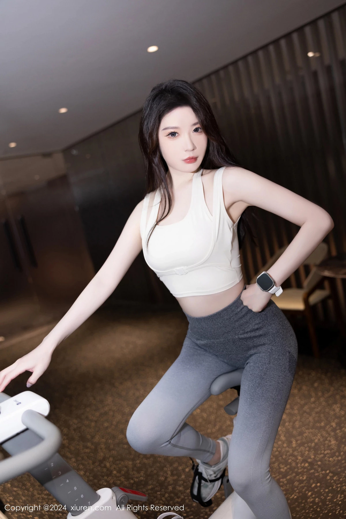 秀人集.com_[XiuRen秀人网]No.8767_模特梦心玥性感灰色瑜伽裤+黑色情趣内衣秀高挑曼妙身姿迷人写真86P