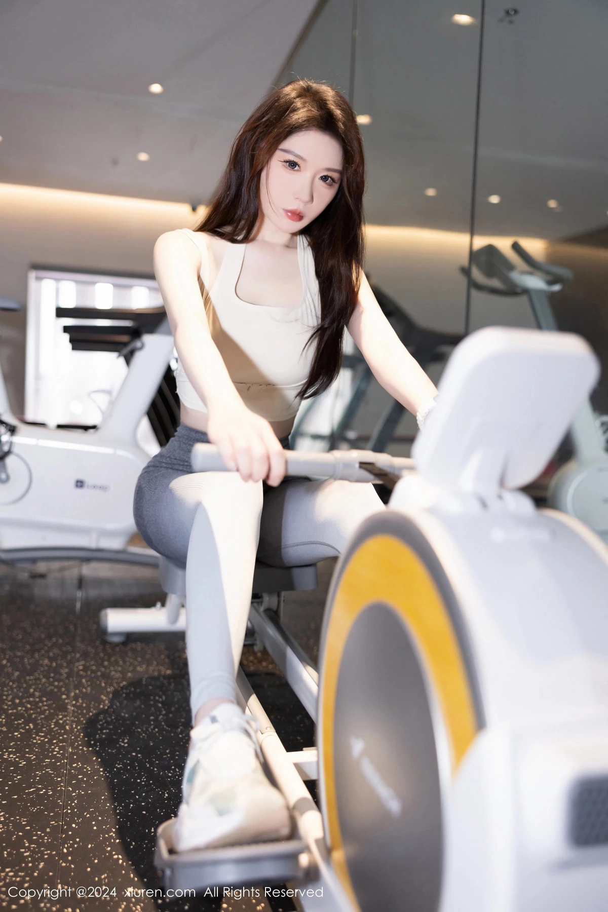 秀人集.com_[XiuRen秀人网]No.8767_模特梦心玥性感灰色瑜伽裤+黑色情趣内衣秀高挑曼妙身姿迷人写真86P