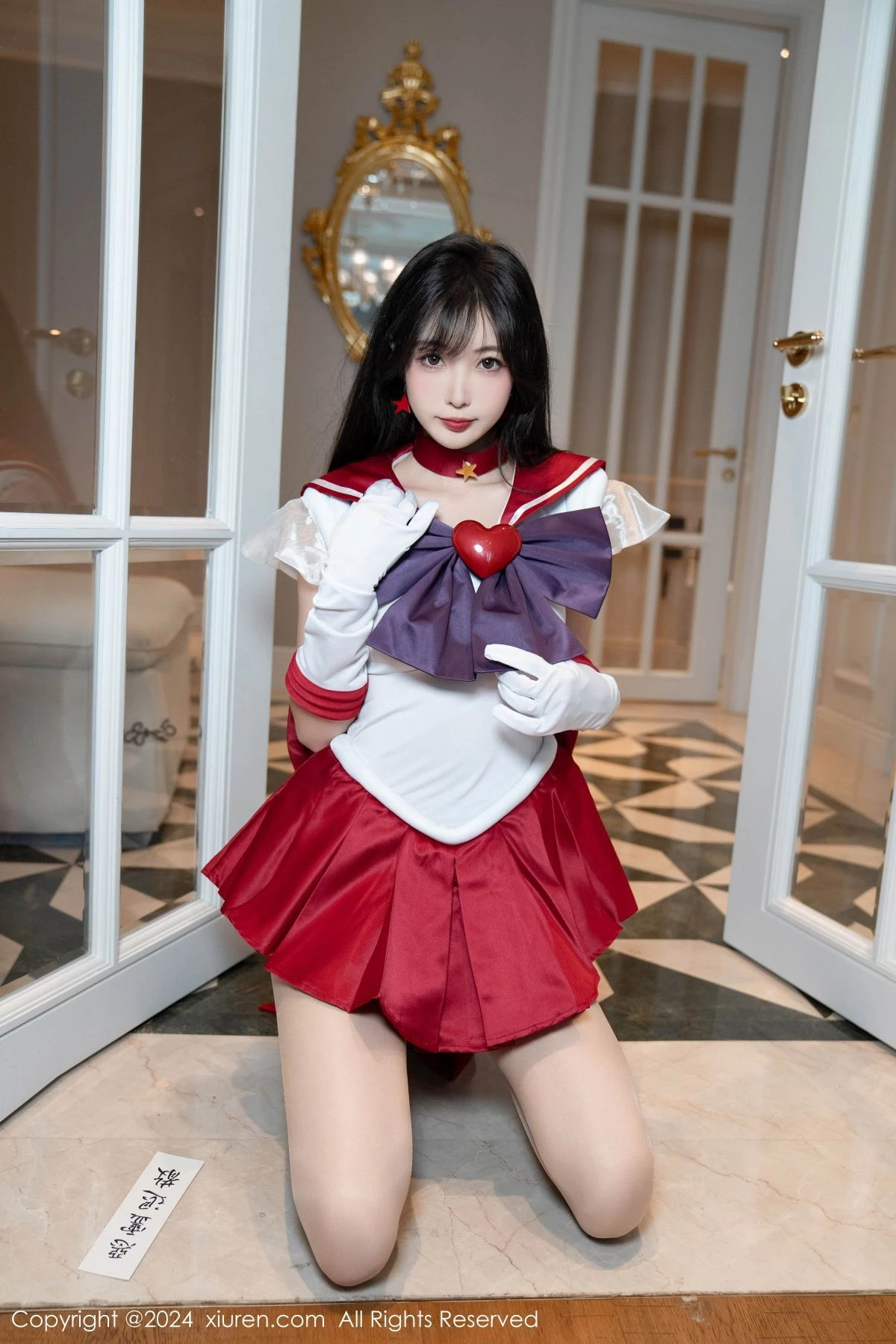 秀人集.com_[XiuRen秀人网]No.8800_模特林星阑性感白色上衣配红短裙露超薄肉丝秀曼妙身姿诱惑写真80P