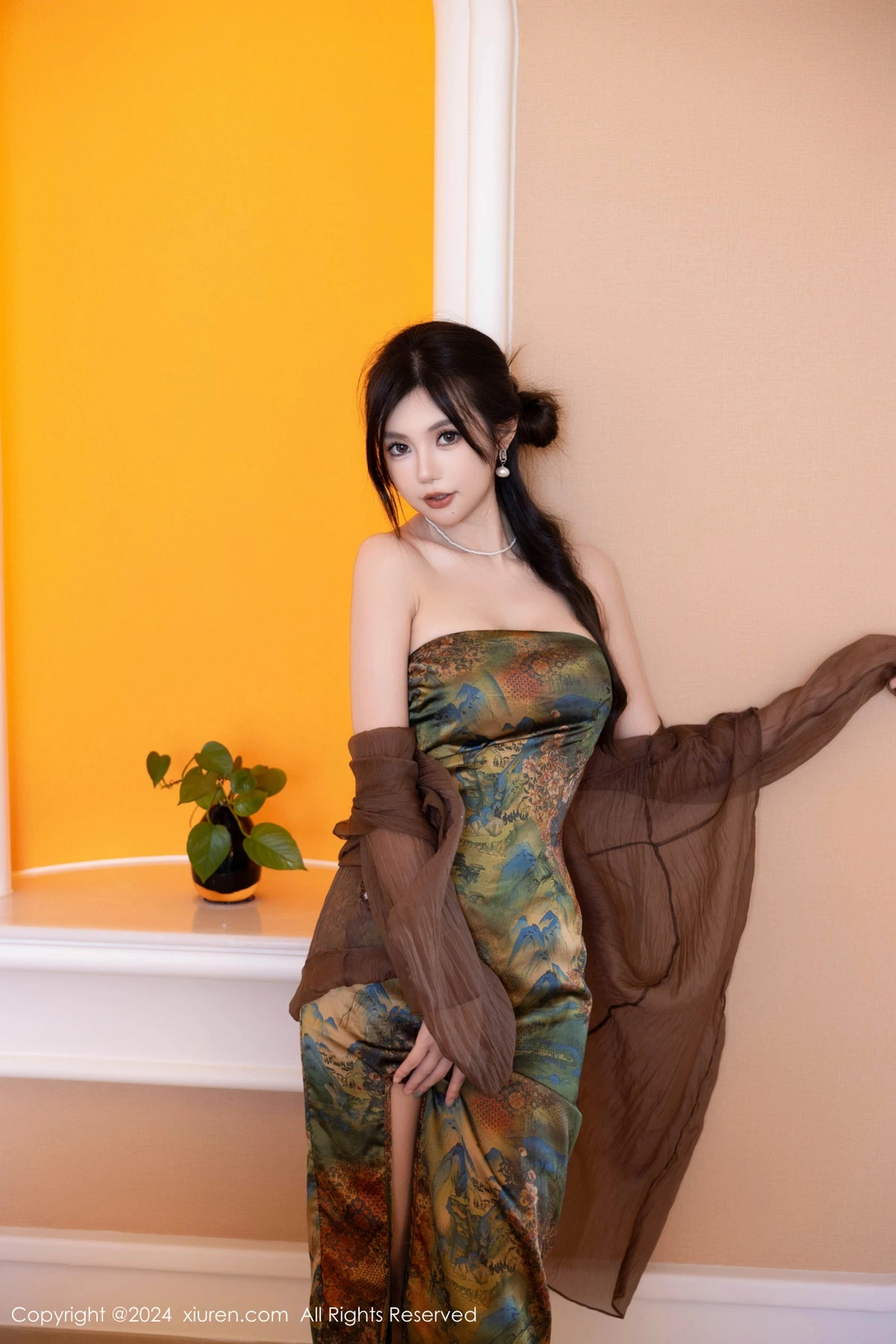 秀人集.com_[XiuRen秀人网]No.9161_模特绮里嘉ula性感带图案短裙配闪亮肉丝秀曼妙身姿诱惑写真81P