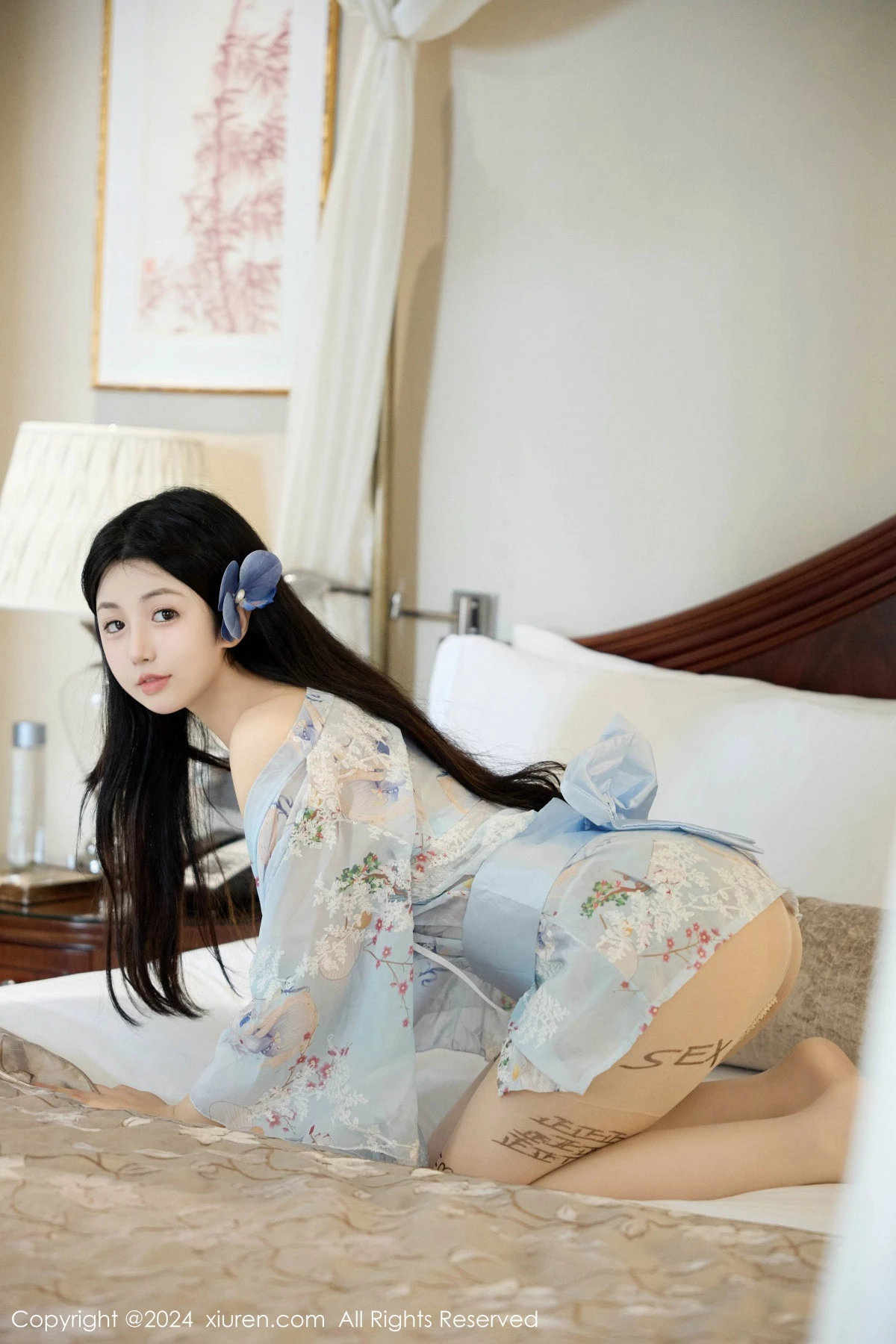 秀人集.com_[XiuRen秀人网]No.9059_模特陈小花性感浅蓝色日式和服露花色内衣秀曼妙身姿诱惑写真81P