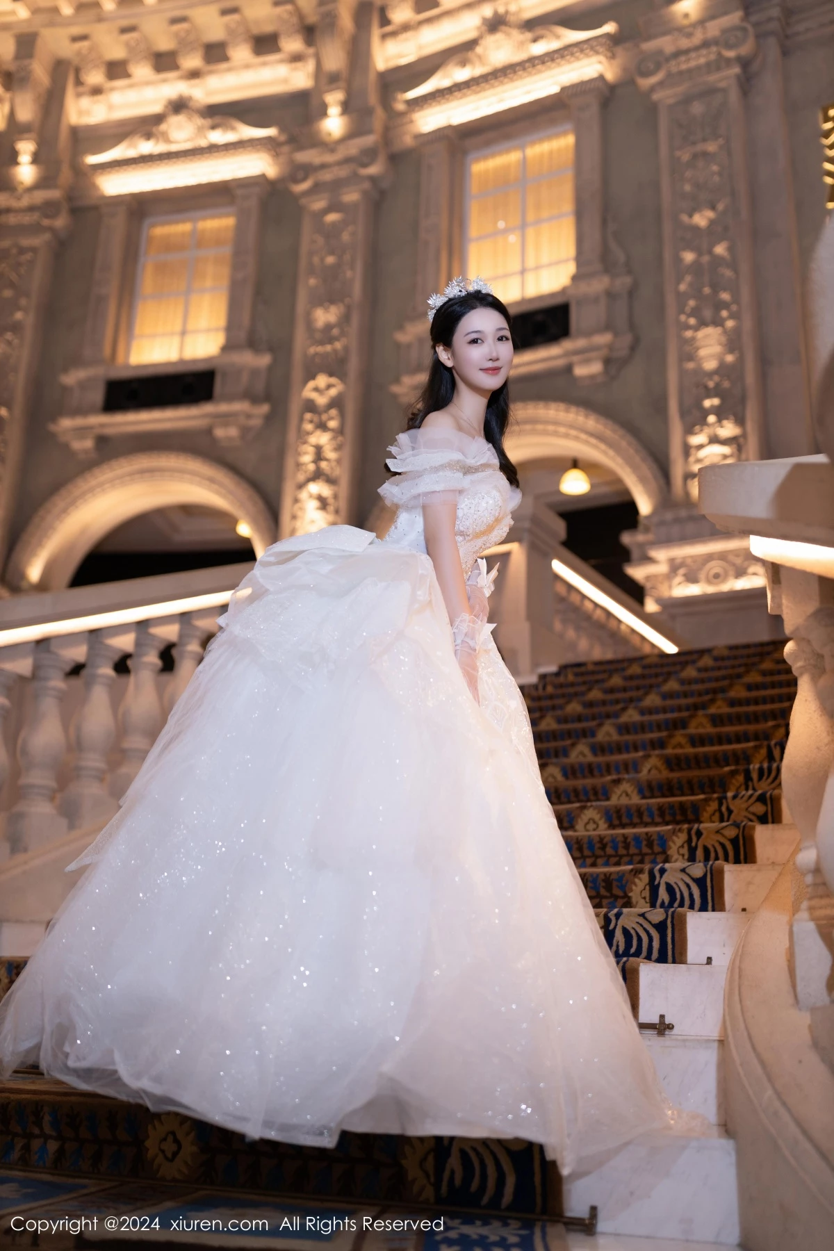 秀人集.com_[XiuRen秀人网]No.9283_模特唐安琪性感白色婚纱露白色内衣配超薄肉丝秀美腿诱惑写真86P