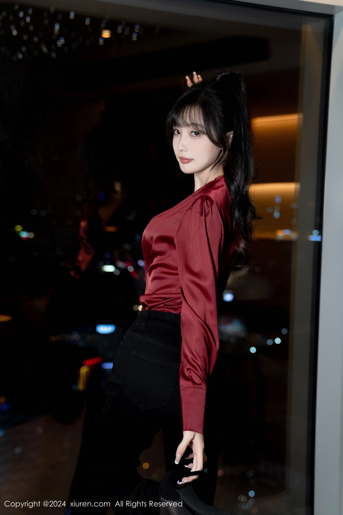 秀人集.com_[XiuRen秀人网]No.9299_模特林星阑私房性感黑色蕾丝内衣配开档黑丝秀曼妙身姿诱惑写真94P