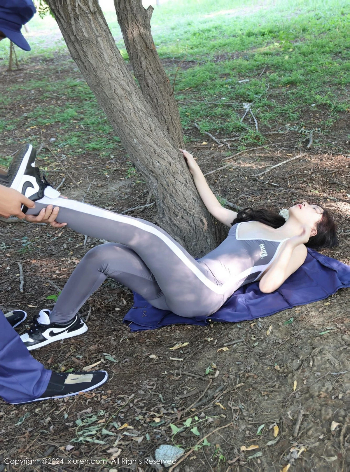 秀人集.com_[XiuRen秀人网]No.9311_模特小薯条nienie晨跑主题性感灰色运动服饰秀完美身材诱惑写真92P