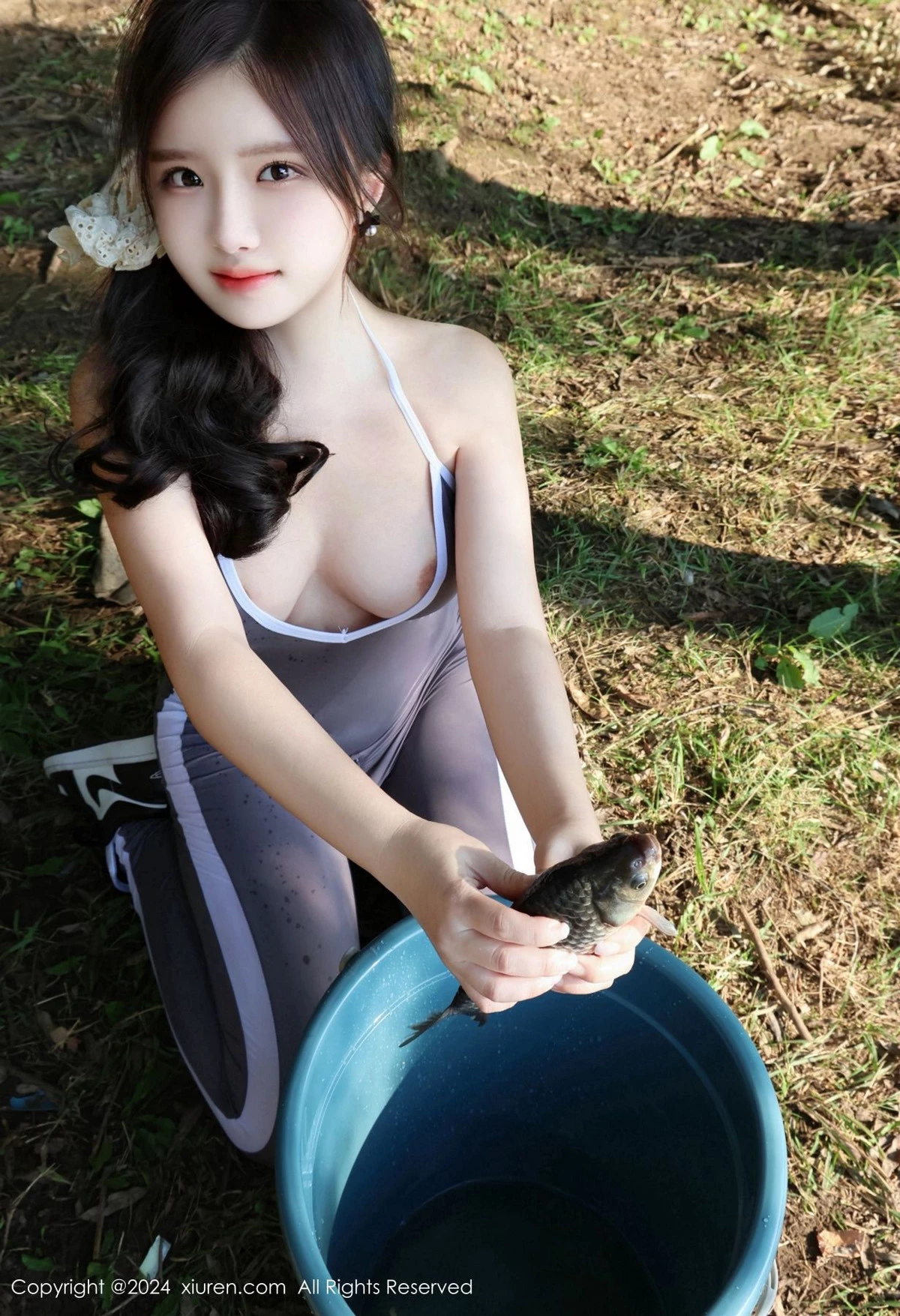 秀人集.com_[XiuRen秀人网]No.9311_模特小薯条nienie晨跑主题性感灰色运动服饰秀完美身材诱惑写真92P