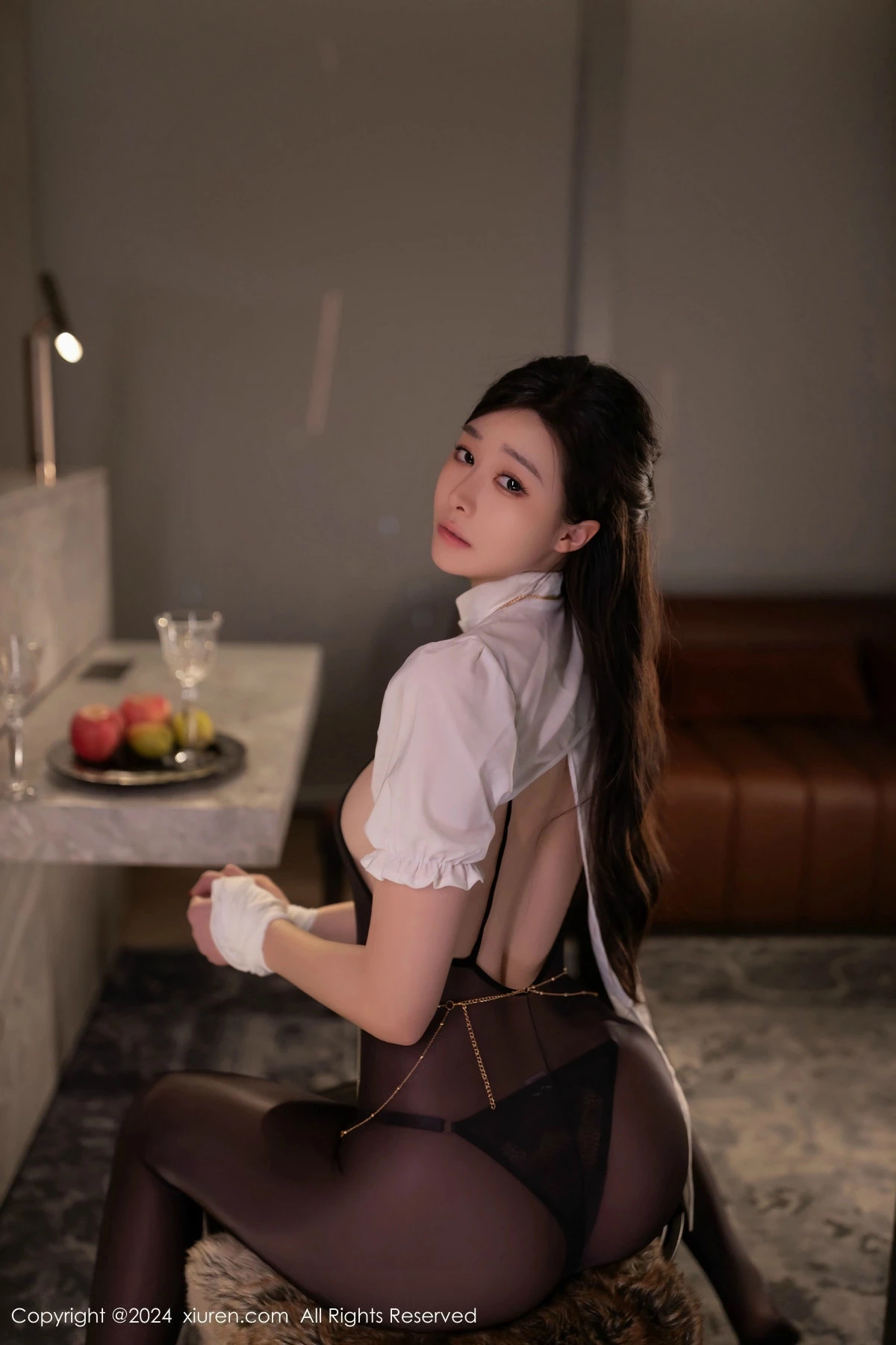 秀人集.com_[XiuRen秀人网]No.9350_模特小逗逗性感白上衣配超薄连体黑丝秀曼妙身姿惹火诱惑写真79P