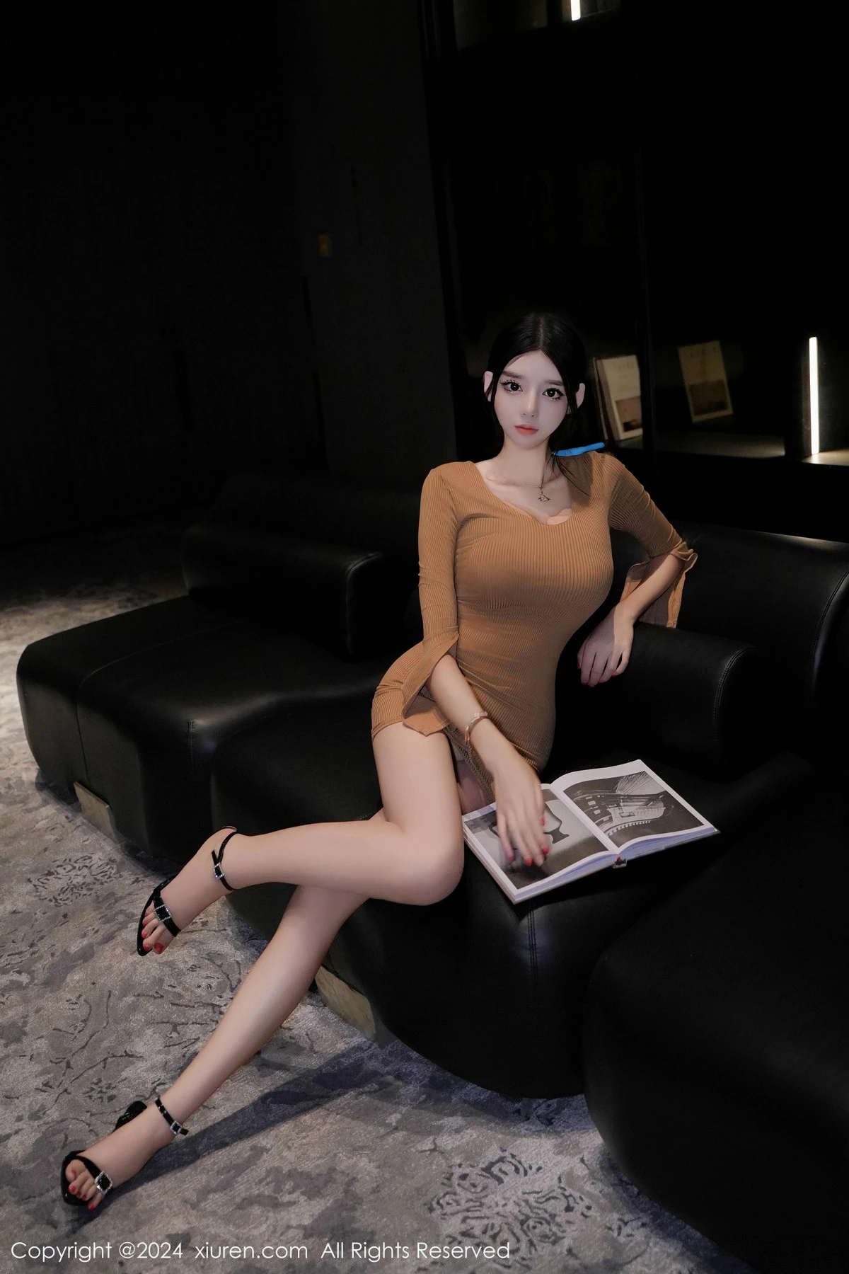 秀人集.com_[XiuRen秀人网]No.9544_模特果茶姐姐私房性感红黑搭配情趣内衣秀曼妙身姿撩人诱惑写真64P