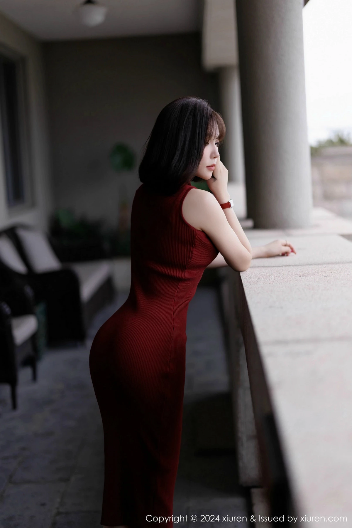 秀人集.com_[XiuRen秀人网]No.9589_女神徐莉芝Booty红色连身裙露浅色内衣配超薄肉丝秀美腿诱惑写真91P