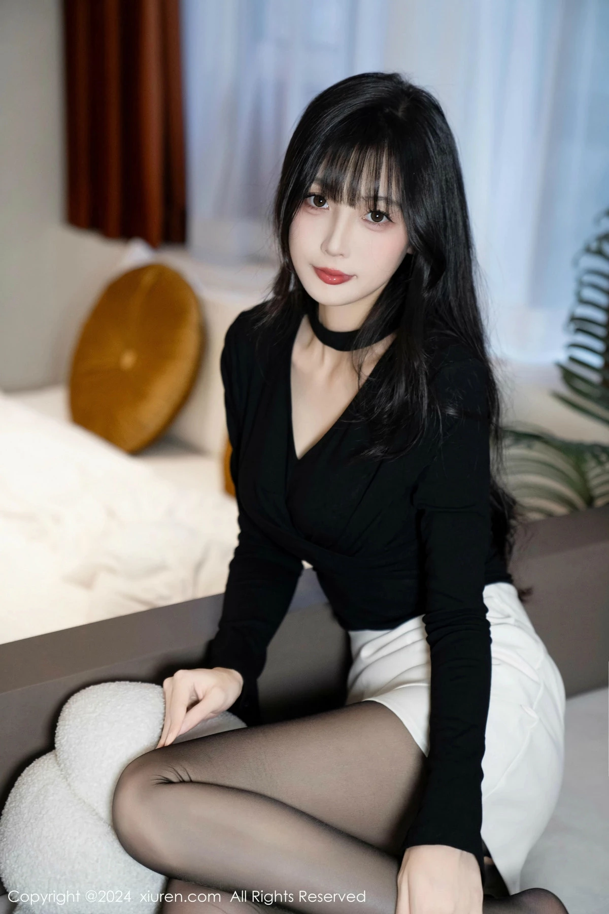 秀人集.com_[XiuRen秀人网]No.9691_模特林星阑性感墨绿色内衣配超薄黑丝秀曼妙身姿迷人诱惑写真100P