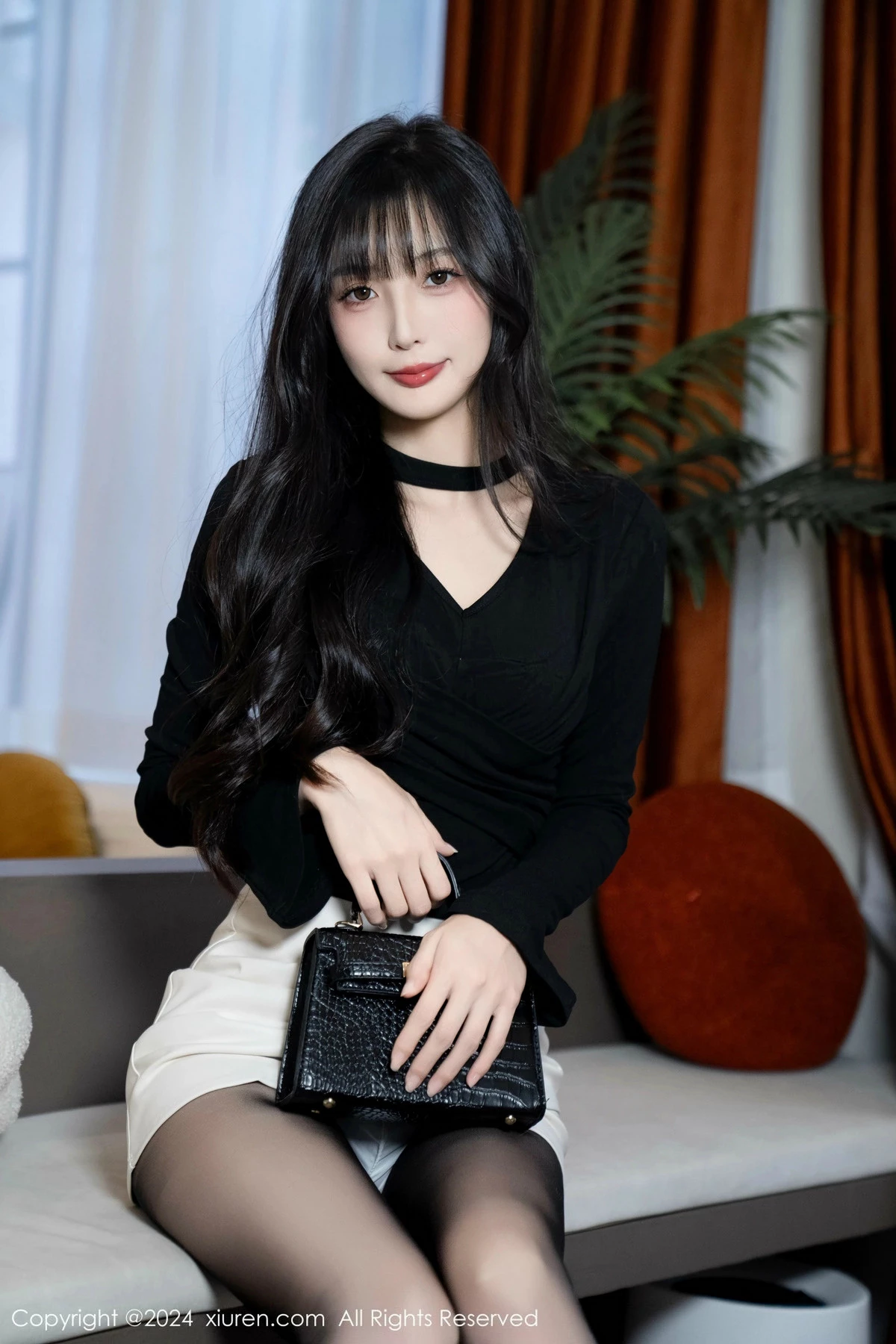 秀人集.com_[XiuRen秀人网]No.9691_模特林星阑性感墨绿色内衣配超薄黑丝秀曼妙身姿迷人诱惑写真100P